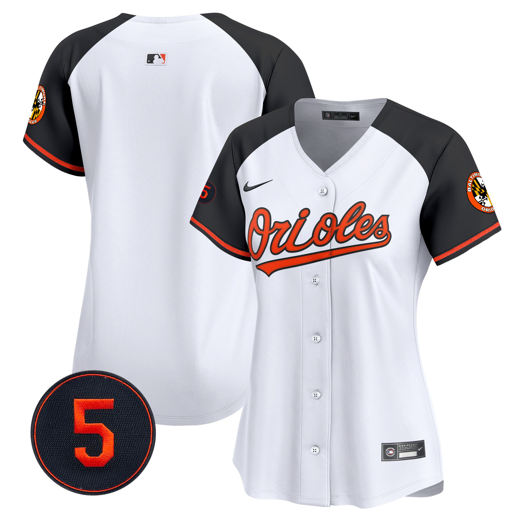 Women’s Baltimore Orioles Robinson Patch Vapor Premier Limited Jersey – All Stitched