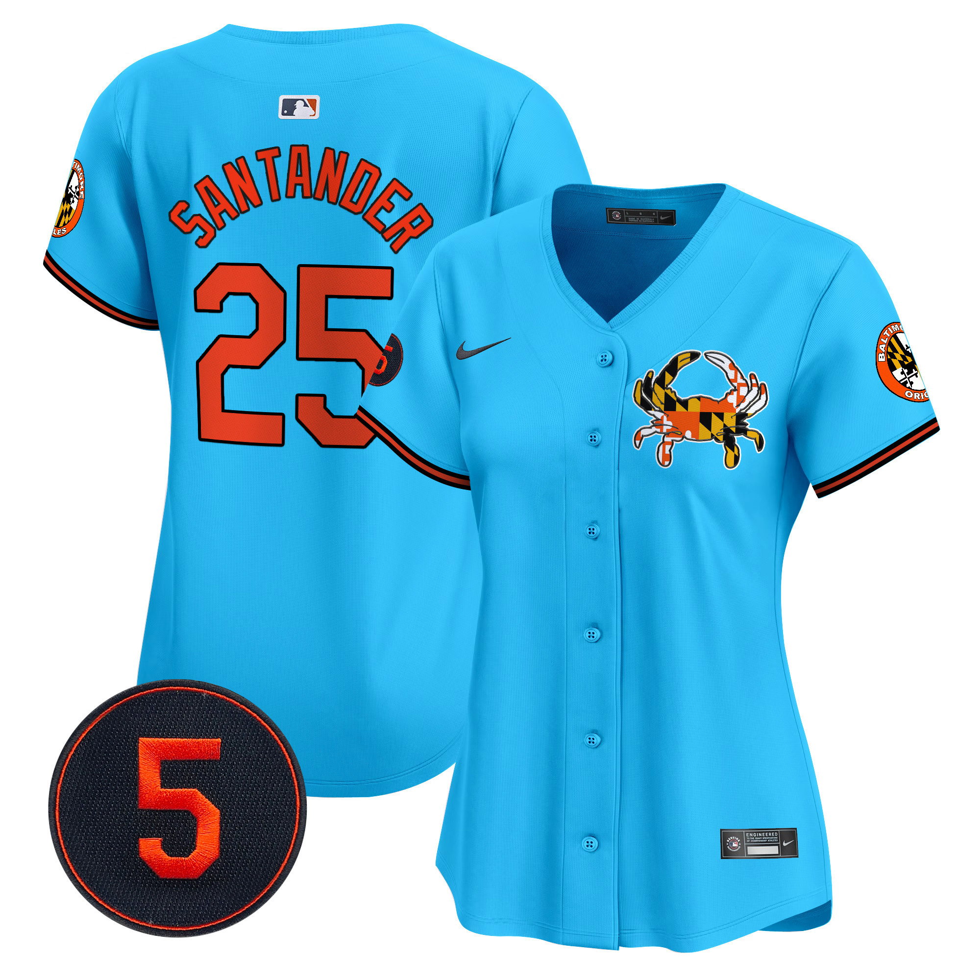 Women’s Baltimore Orioles Robinson Patch Vapor Premier Limited Jersey V3 - All Stitched