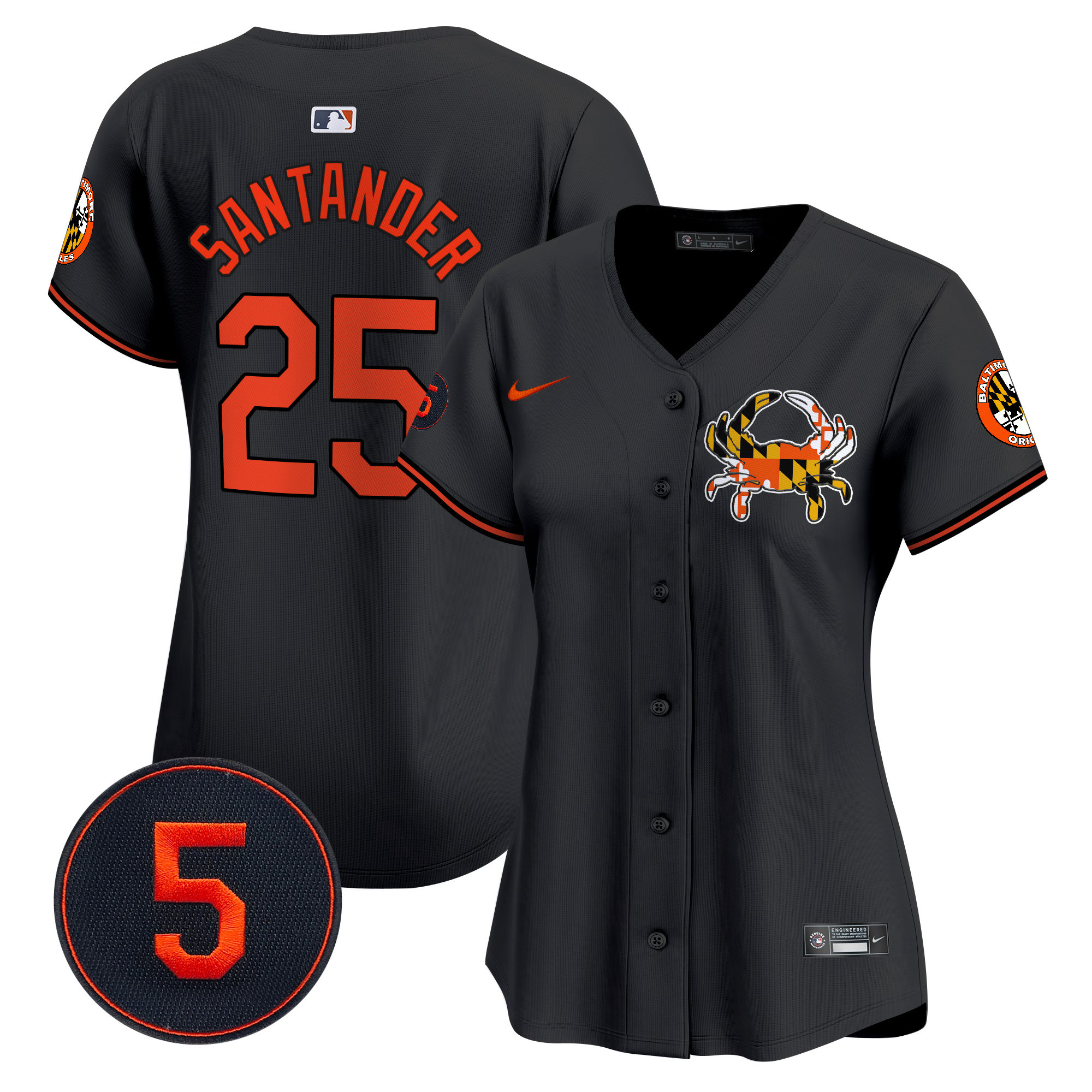 Women’s Baltimore Orioles Robinson Patch Vapor Premier Limited Jersey V3 - All Stitched