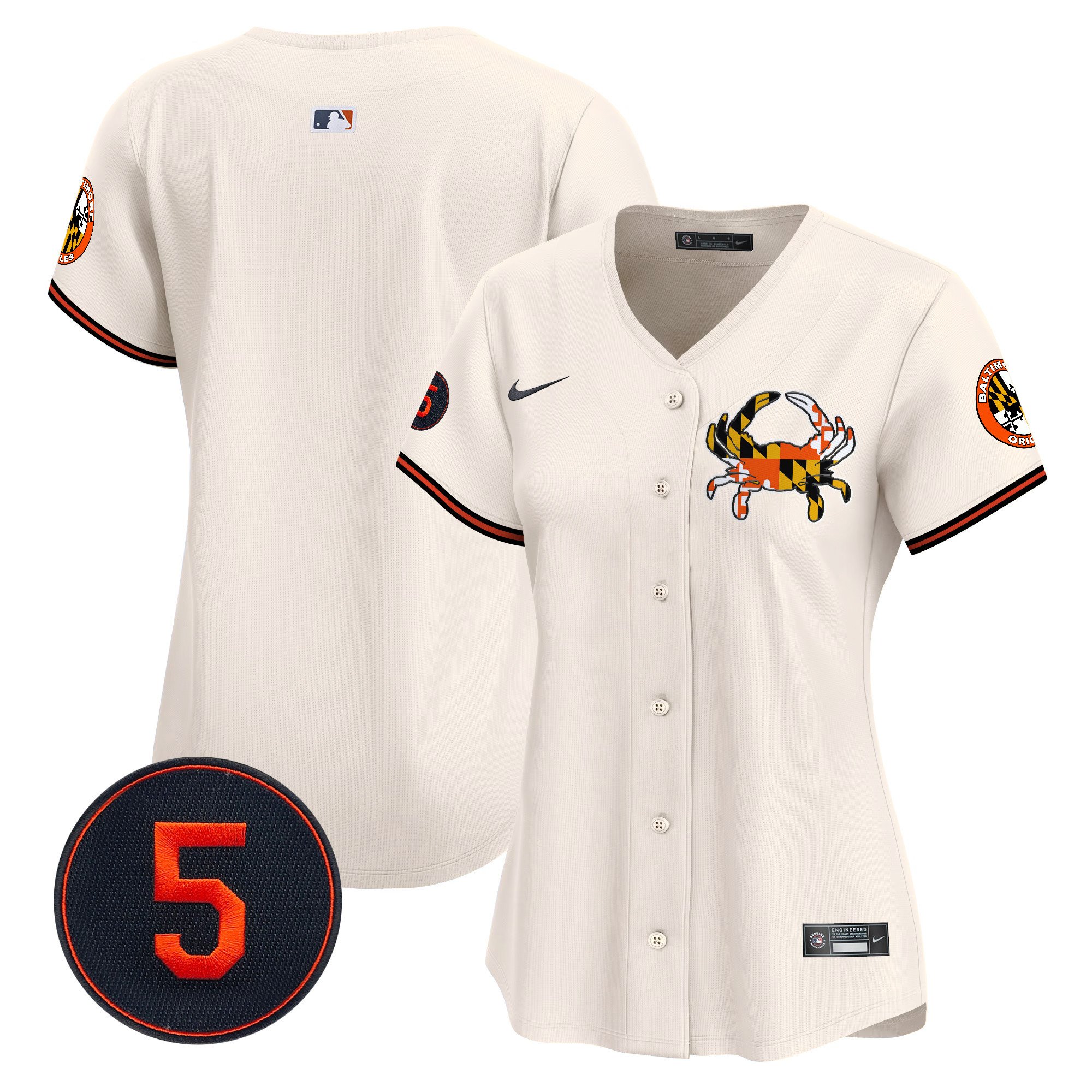 Women’s Baltimore Orioles Robinson Patch Vapor Premier Limited Jersey V3 - All Stitched