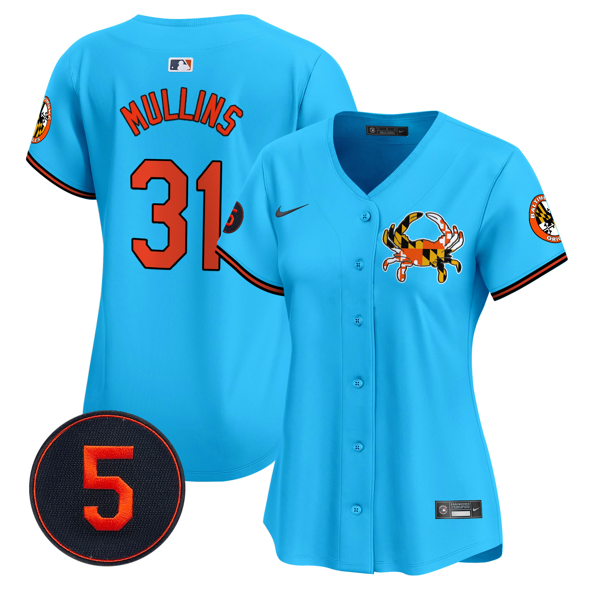 Women’s Baltimore Orioles Robinson Patch Vapor Premier Limited Jersey V3 - All Stitched