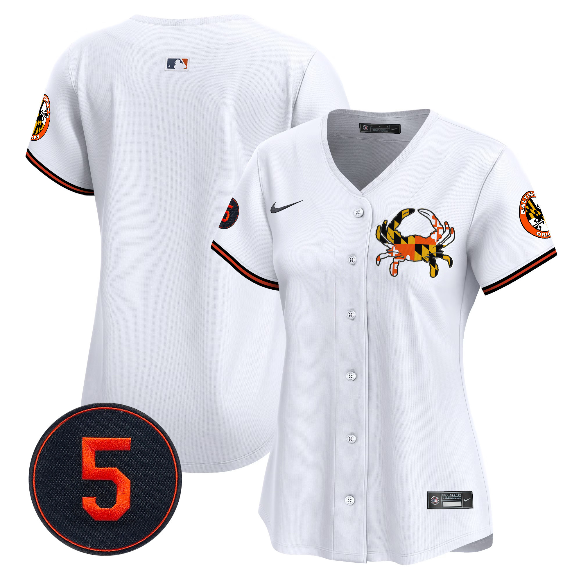 Women’s Baltimore Orioles Robinson Patch Vapor Premier Limited Jersey V3 - All Stitched