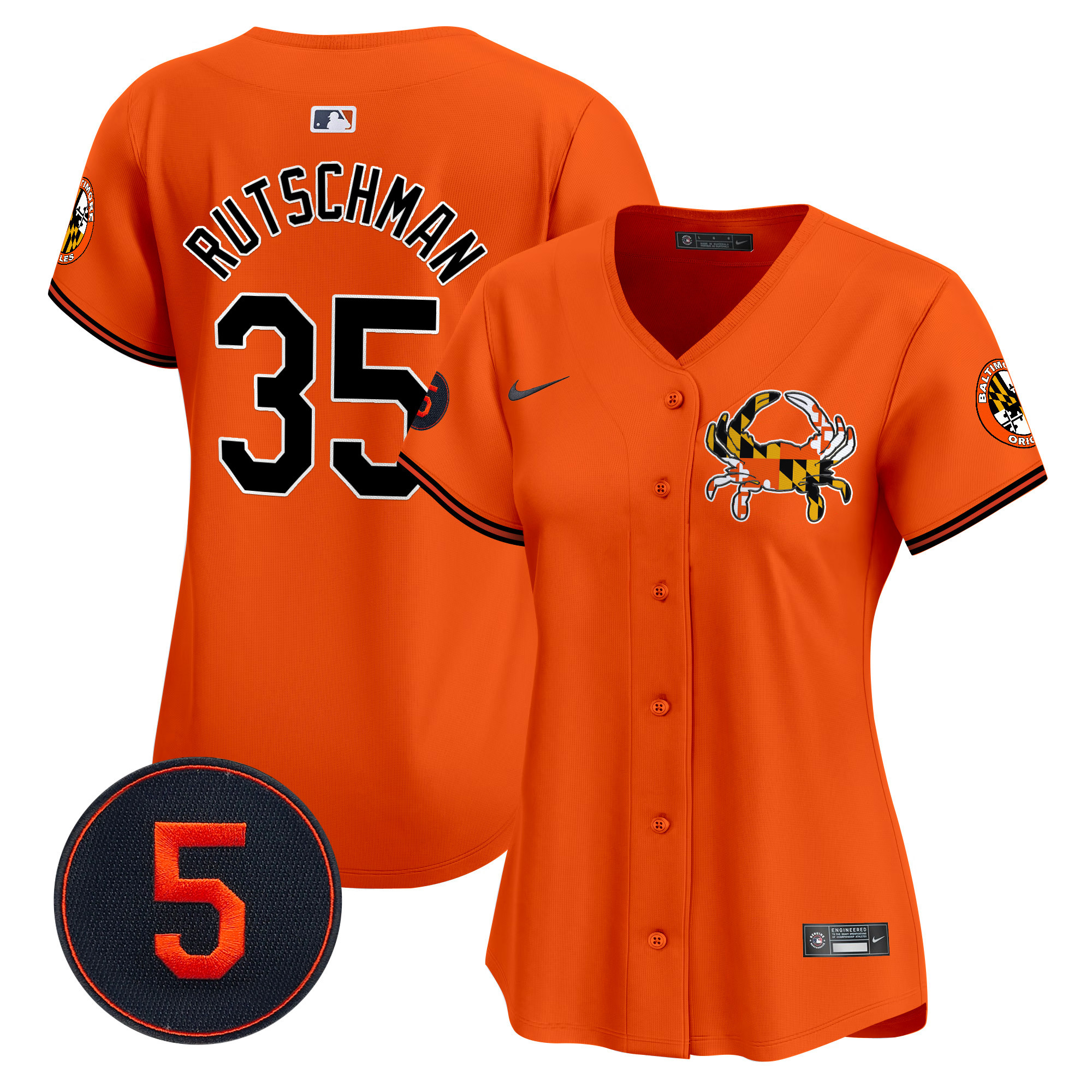 Women’s Baltimore Orioles Robinson Patch Vapor Premier Limited Jersey V3 - All Stitched