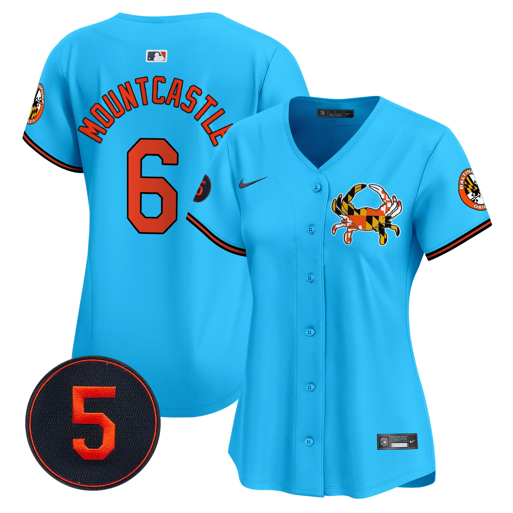 Women’s Baltimore Orioles Robinson Patch Vapor Premier Limited Jersey V3 - All Stitched