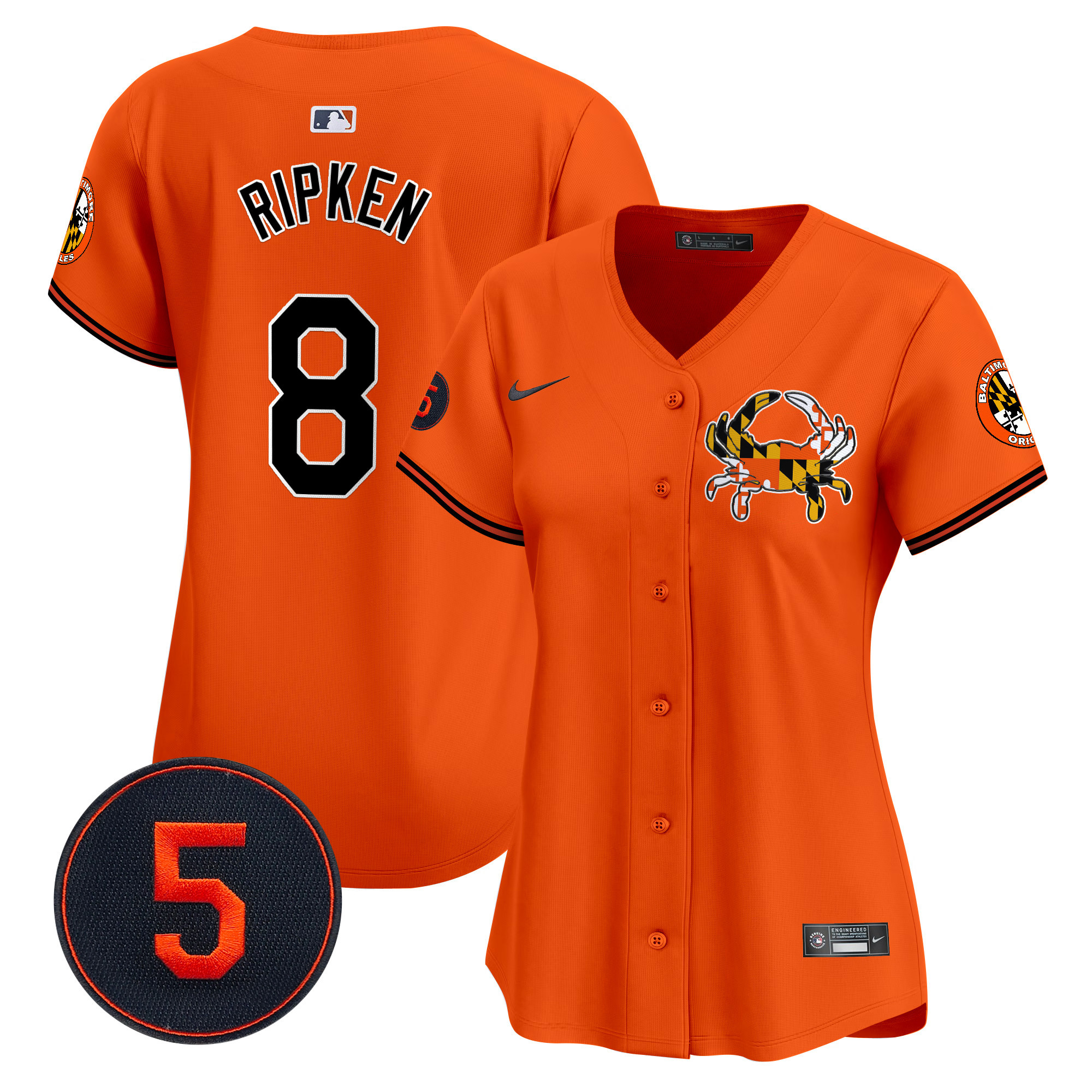 Women’s Baltimore Orioles Robinson Patch Vapor Premier Limited Jersey V3 - All Stitched