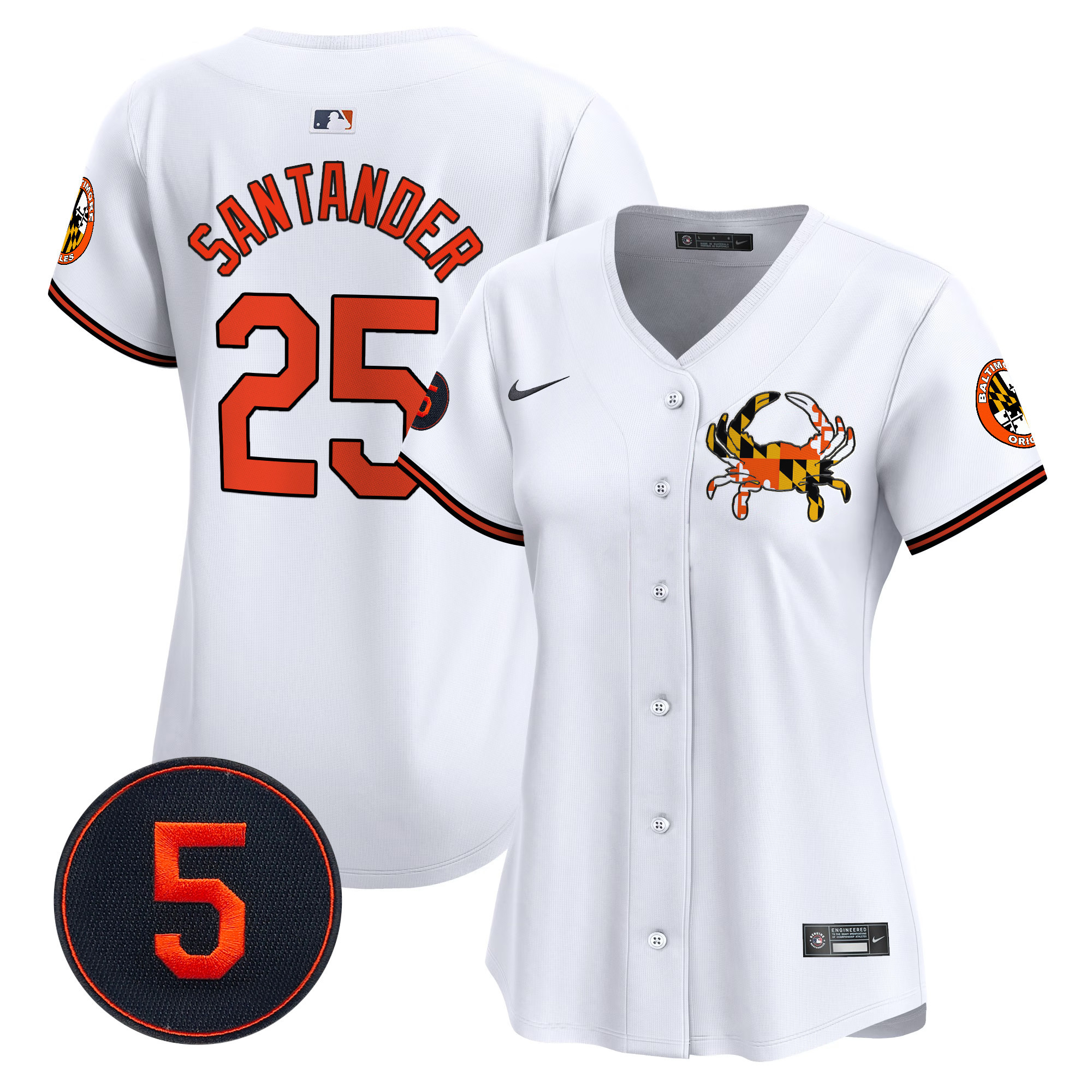 Women’s Baltimore Orioles Robinson Patch Vapor Premier Limited Jersey V3 - All Stitched