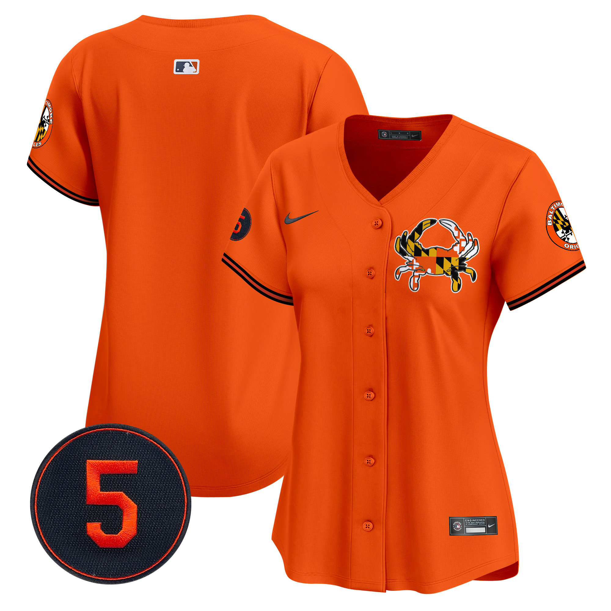 Women’s Baltimore Orioles Robinson Patch Vapor Premier Limited Jersey V3 - All Stitched