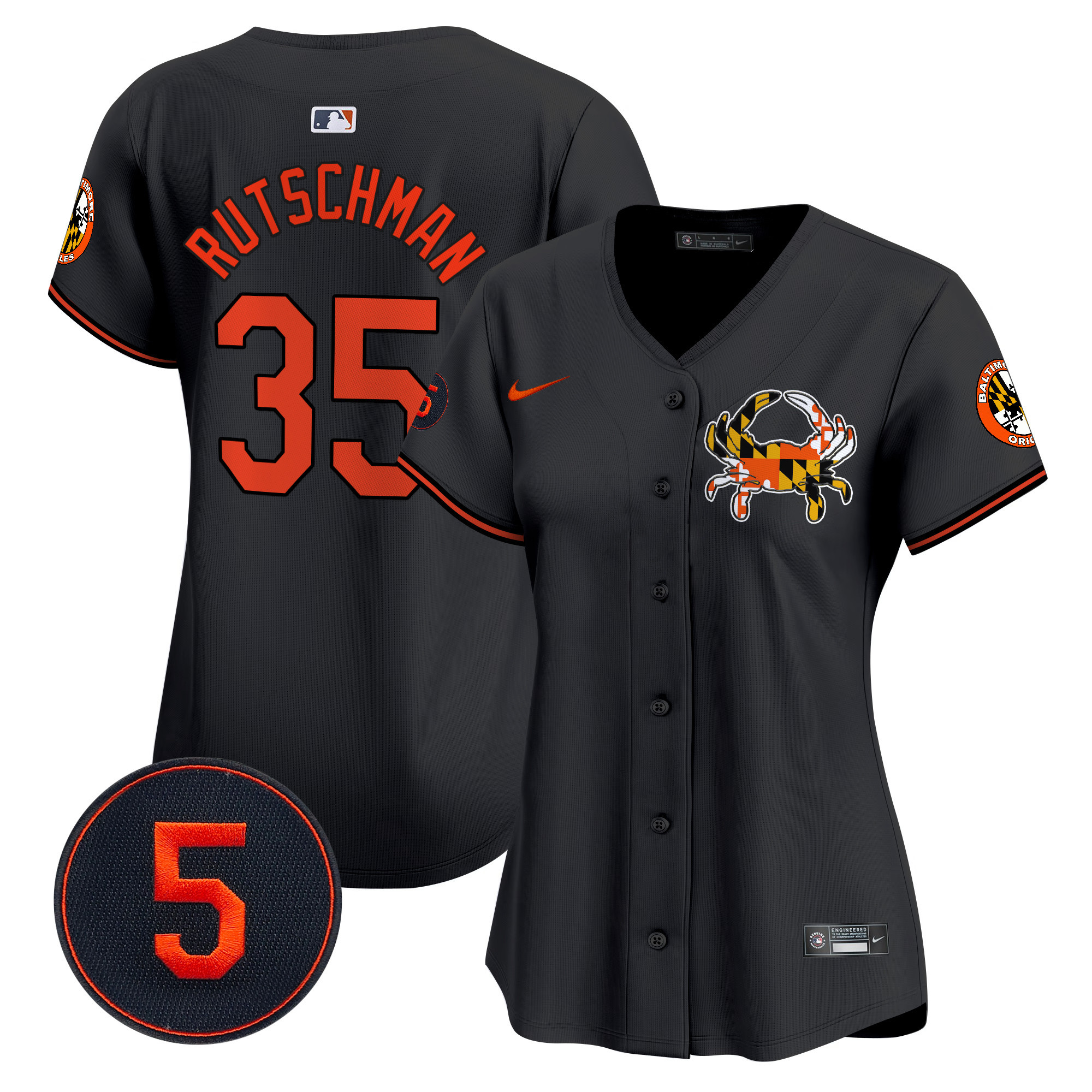 Women’s Baltimore Orioles Robinson Patch Vapor Premier Limited Jersey V3 - All Stitched