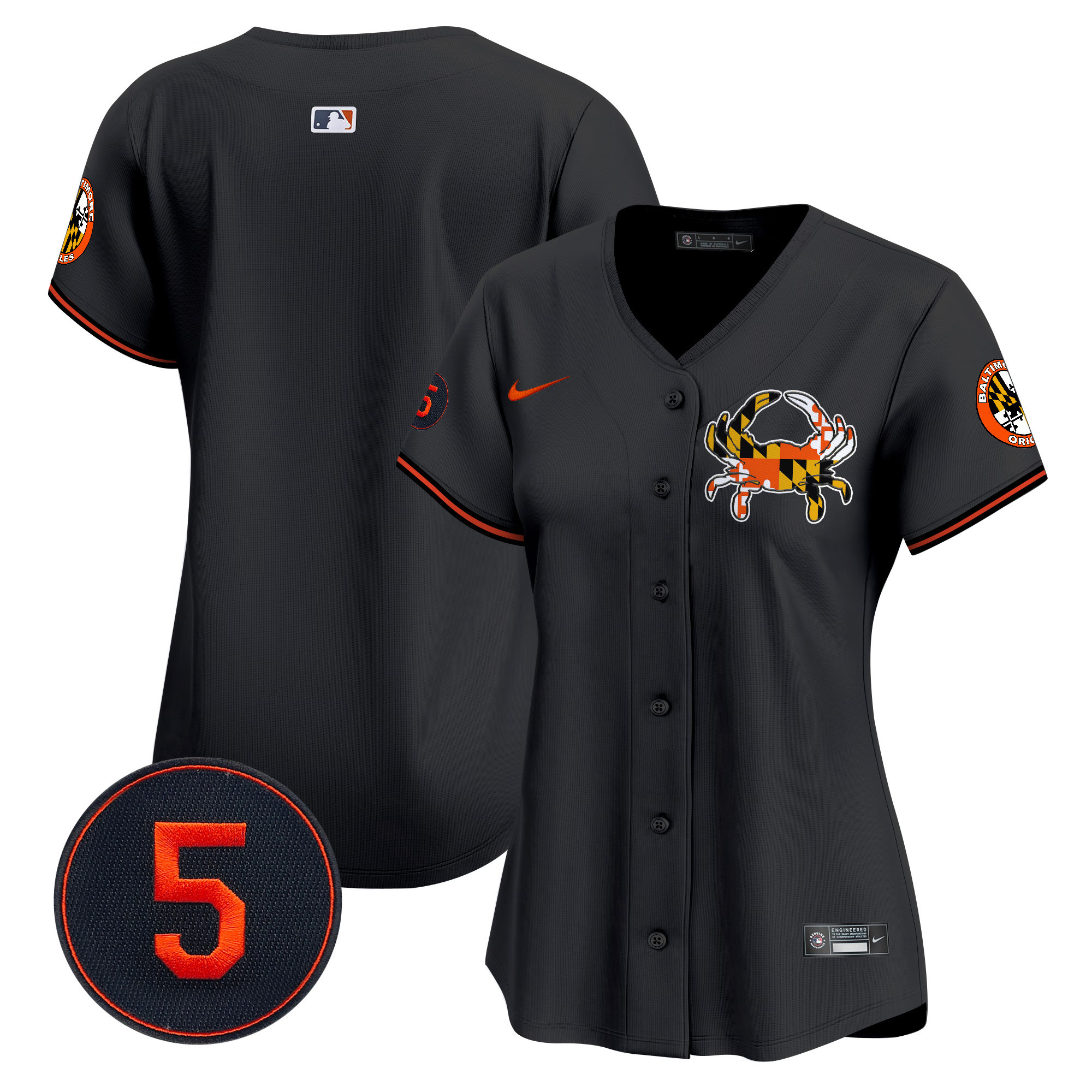 Women’s Baltimore Orioles Robinson Patch Vapor Premier Limited Jersey V3 - All Stitched