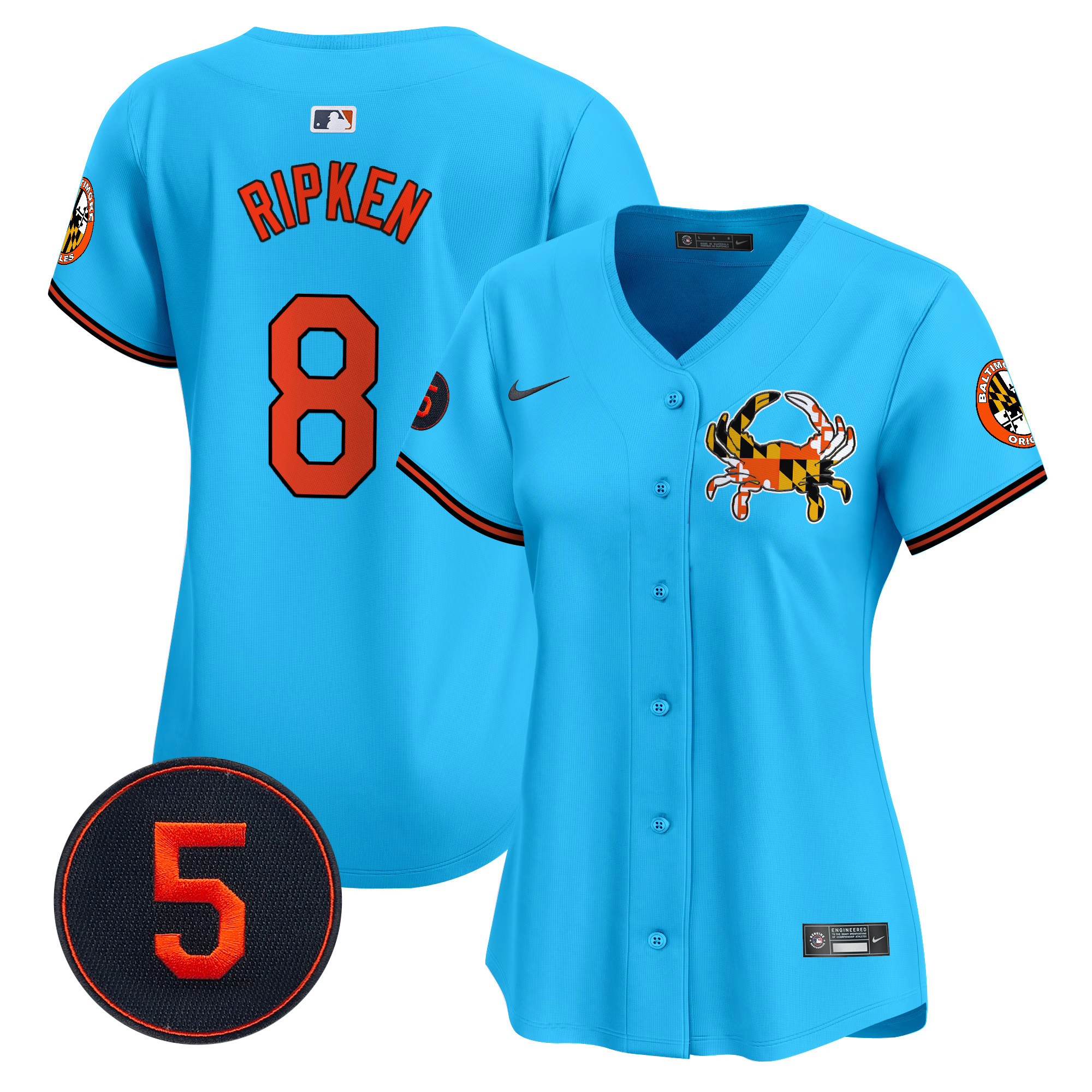 Women’s Baltimore Orioles Robinson Patch Vapor Premier Limited Jersey V3 - All Stitched
