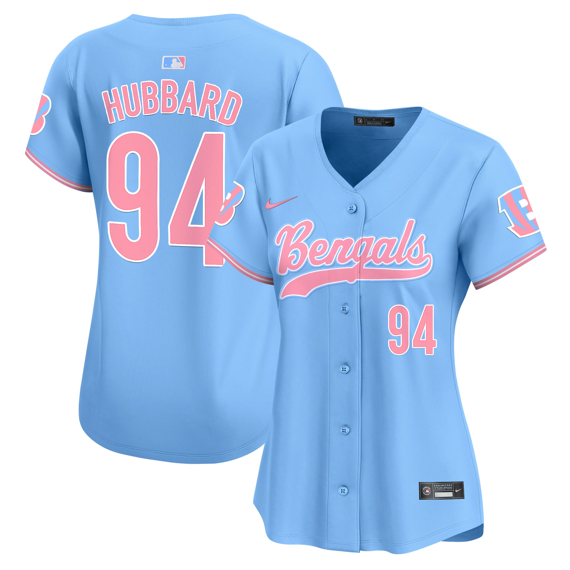 Women's Bengals Bubblegum Pink Vapor Premier Limited Jersey - All Stitched