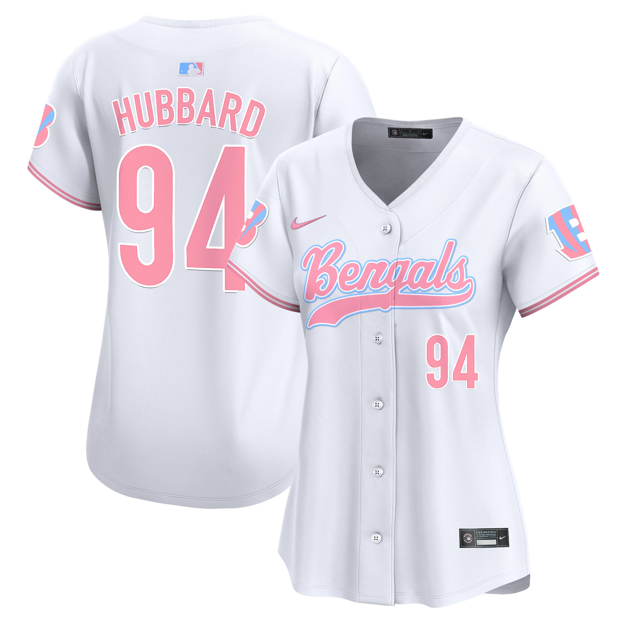 Women's Bengals Bubblegum Pink Vapor Premier Limited Jersey - All Stitched
