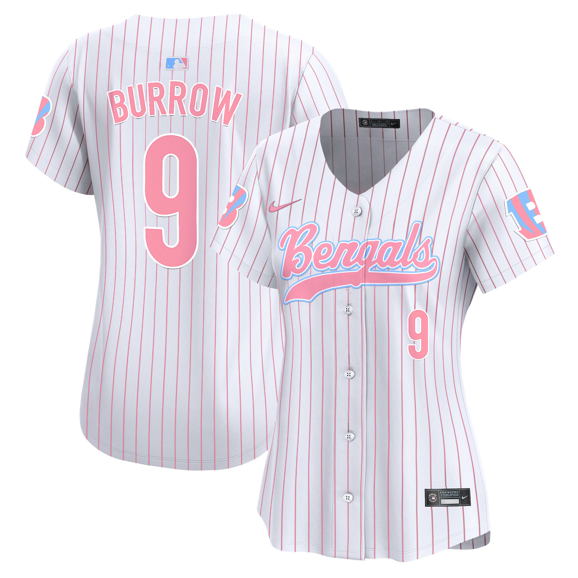 Women's Bengals Bubblegum Pink Vapor Premier Limited Jersey - All Stitched