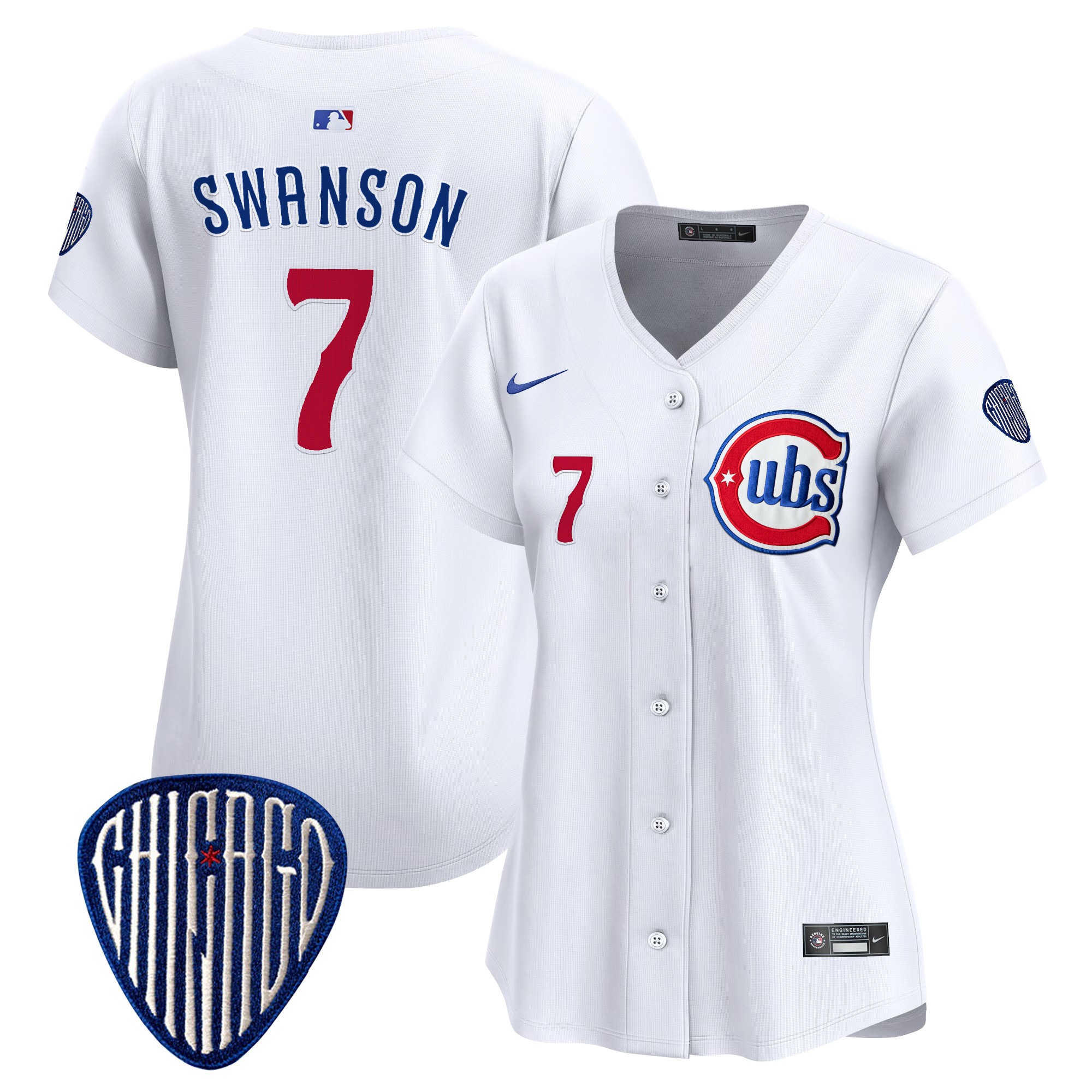 Women's Chicago Cubs Blue Alternate Vapor Premier Limited Jersey - All Stitched