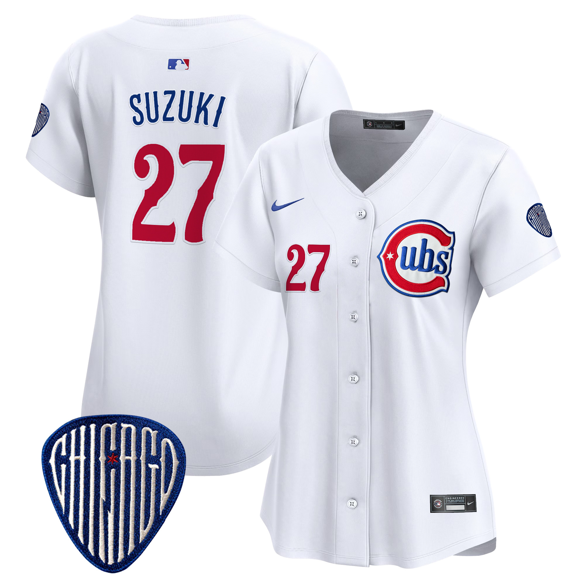 Women's Chicago Cubs Blue Alternate Vapor Premier Limited Jersey - All Stitched