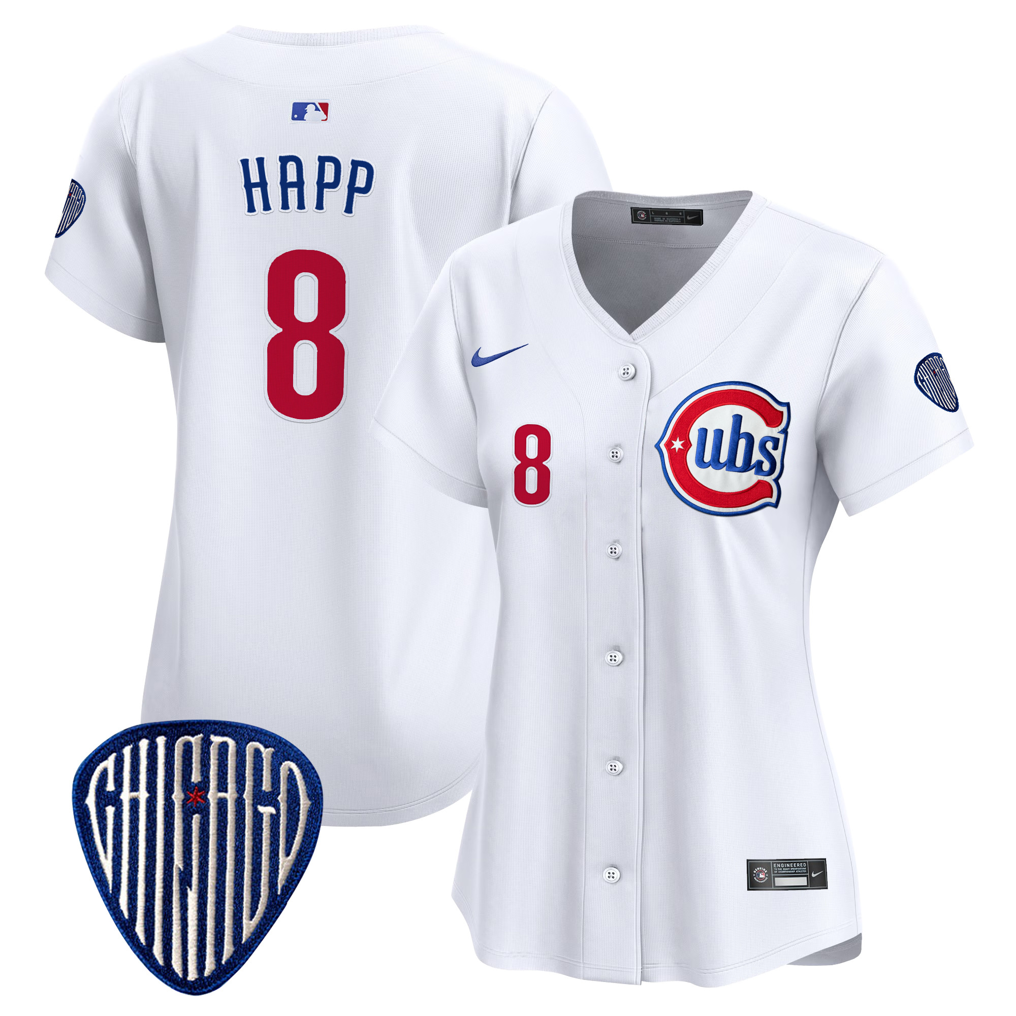 Women's Chicago Cubs Blue Alternate Vapor Premier Limited Jersey - All Stitched