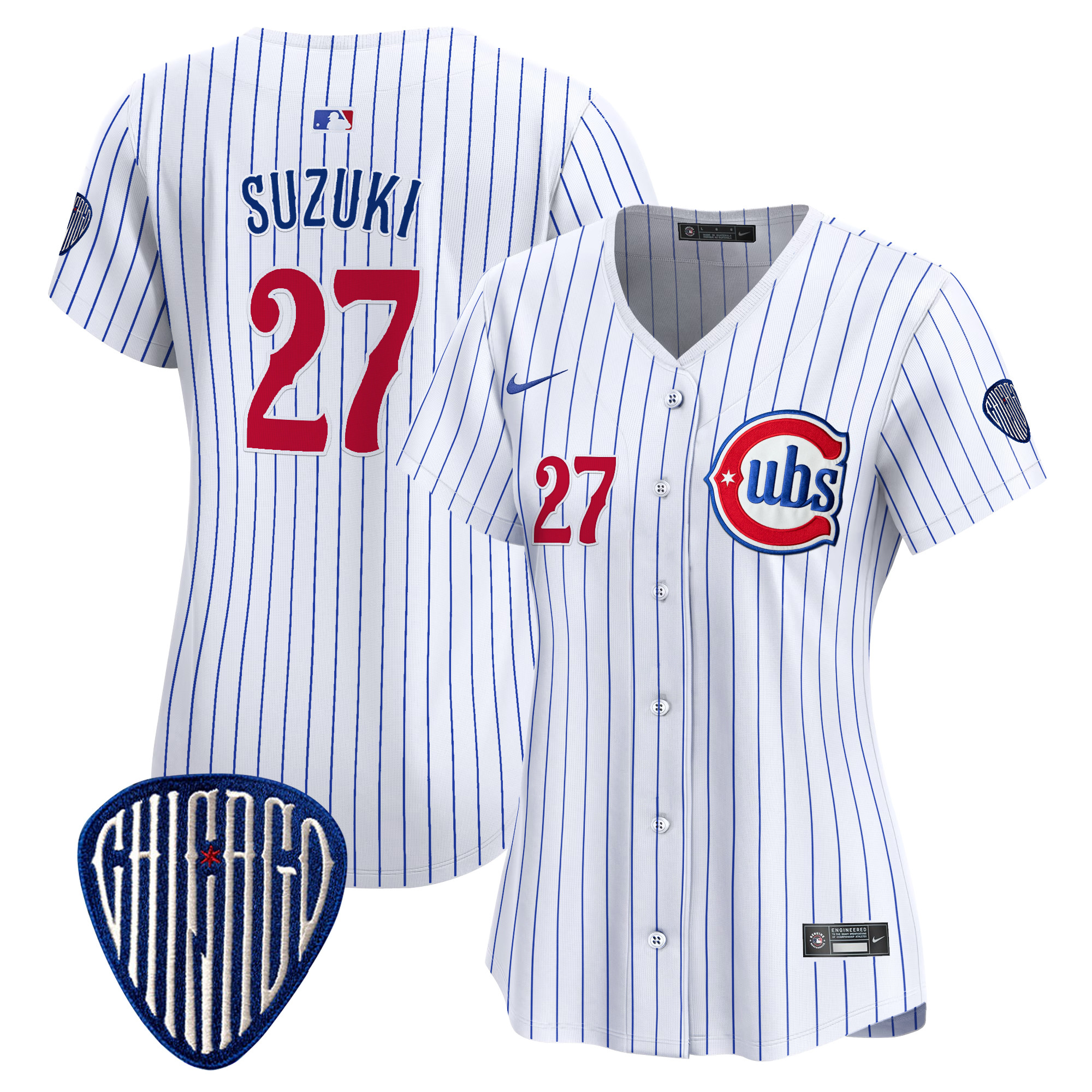 Women's Chicago Cubs Blue Alternate Vapor Premier Limited Jersey - All Stitched