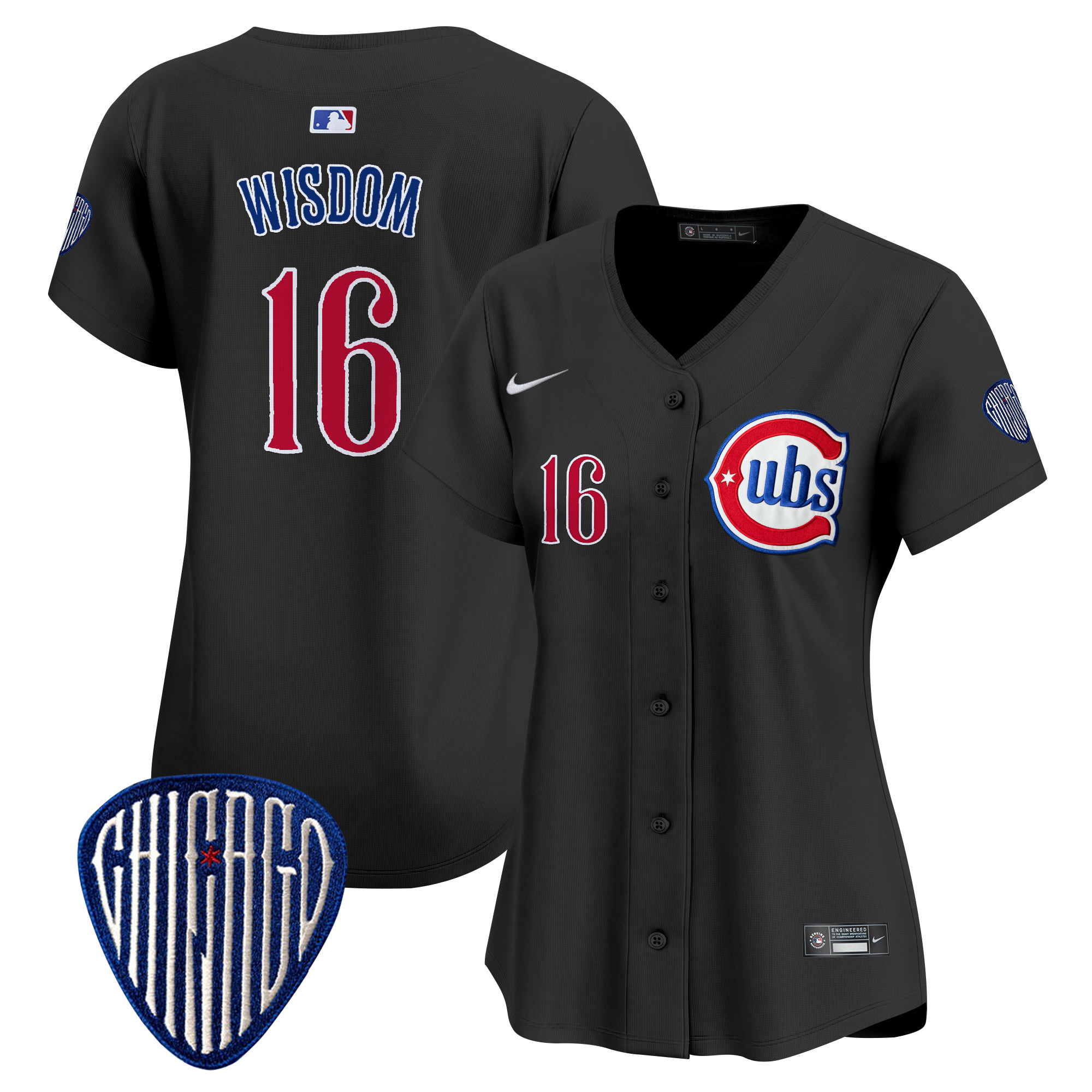 Women's Chicago Cubs Blue Alternate Vapor Premier Limited Jersey - All Stitched