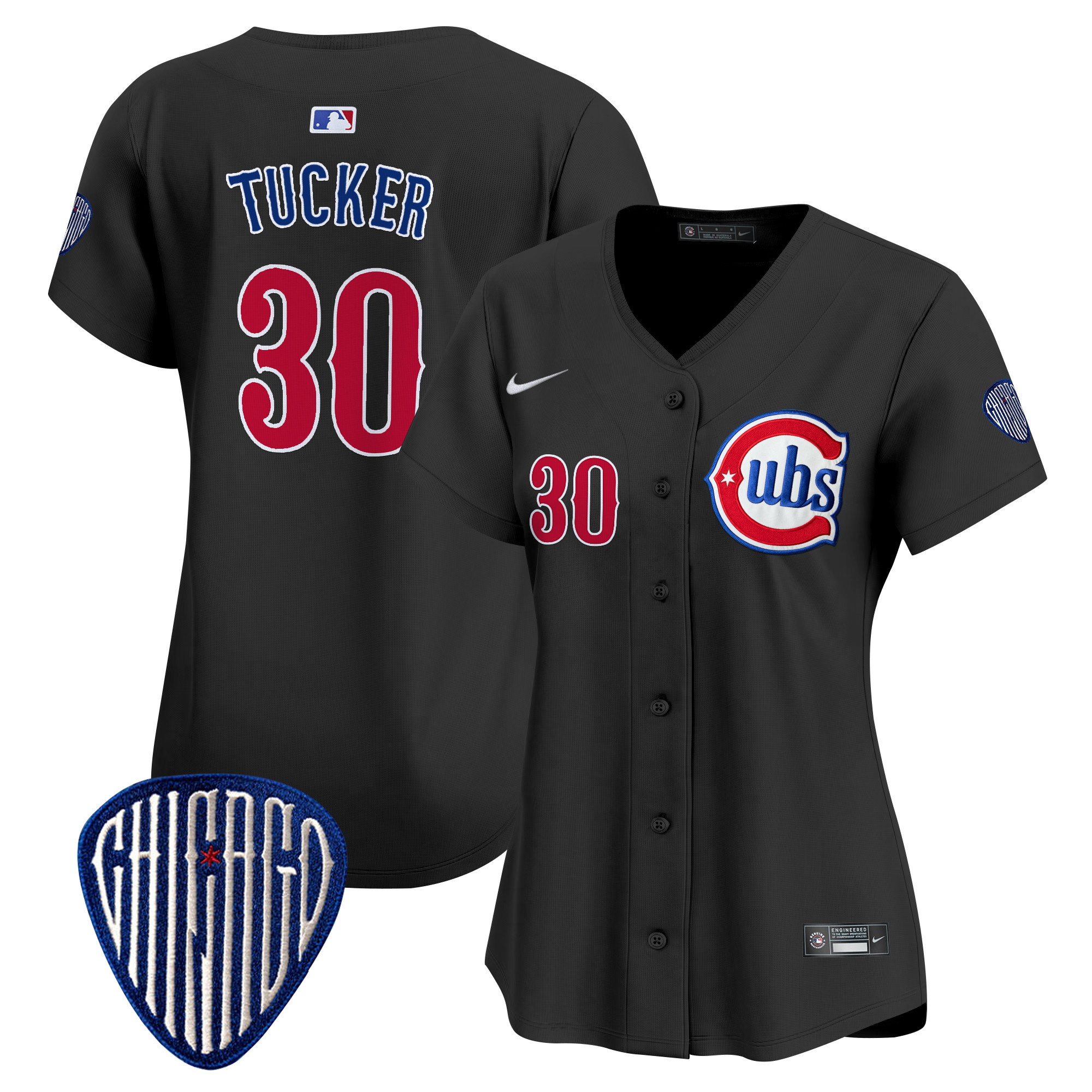 Women's Chicago Cubs Blue Alternate Vapor Premier Limited Jersey - All Stitched