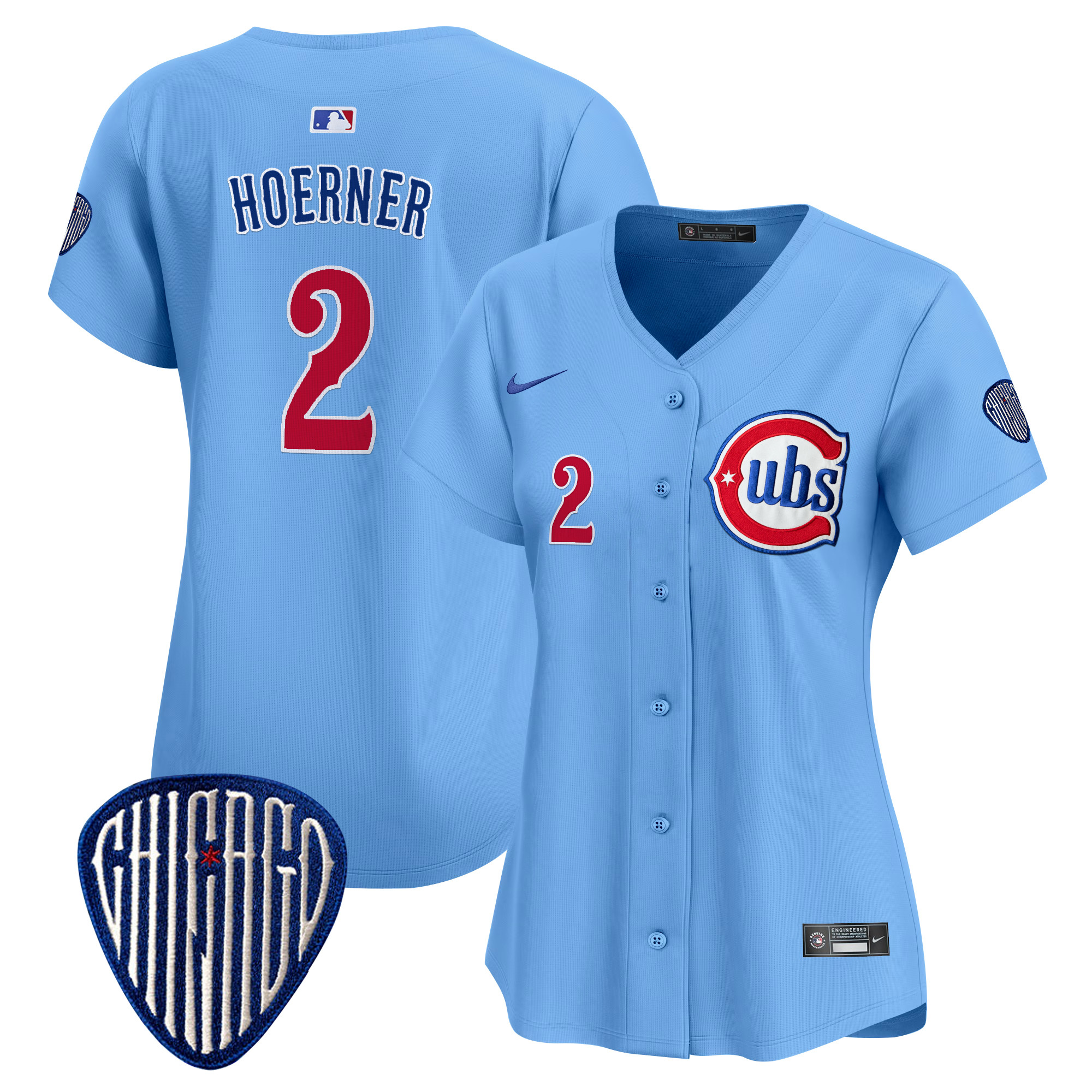 Women's Chicago Cubs Blue Alternate Vapor Premier Limited Jersey - All Stitched