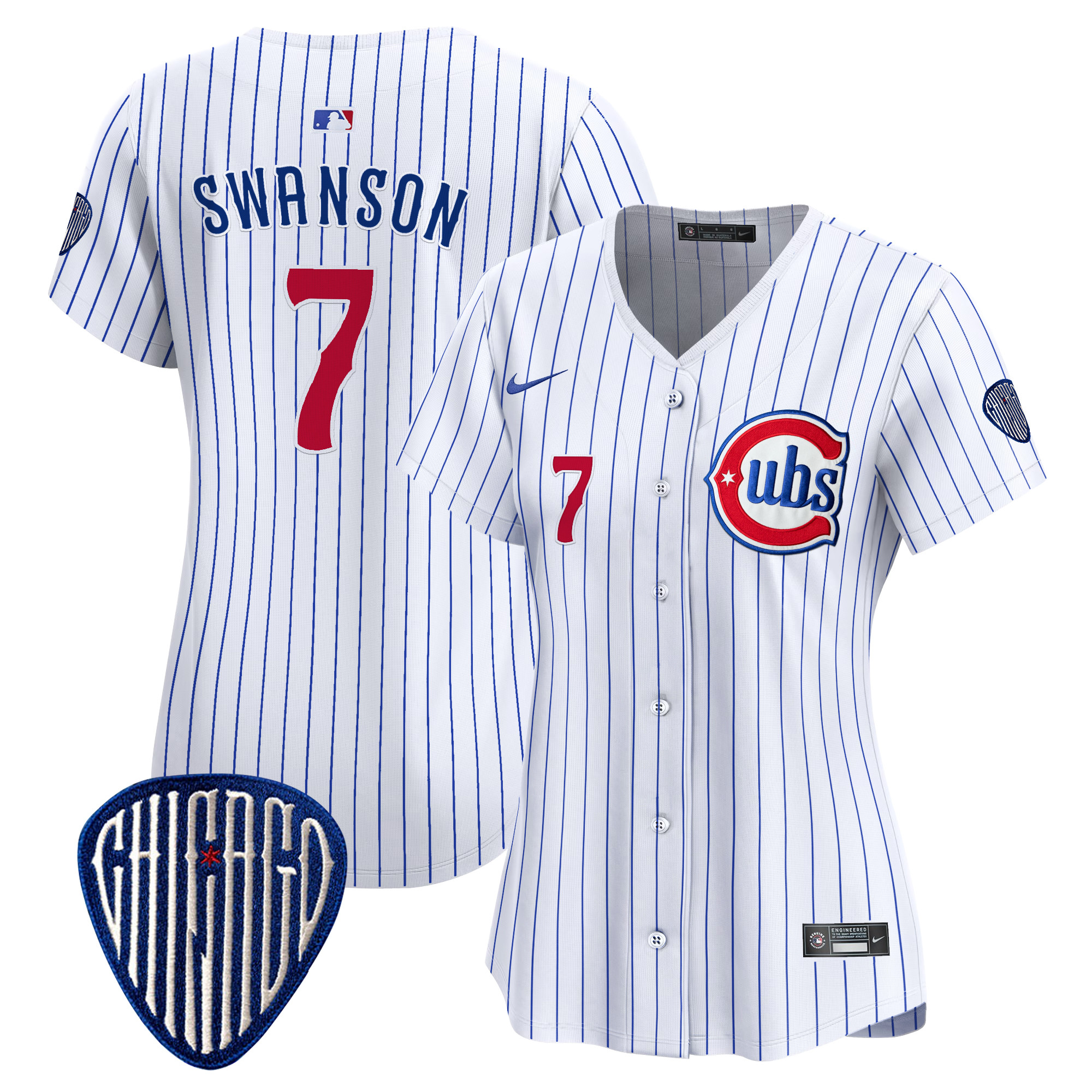 Women's Chicago Cubs Blue Alternate Vapor Premier Limited Jersey - All Stitched