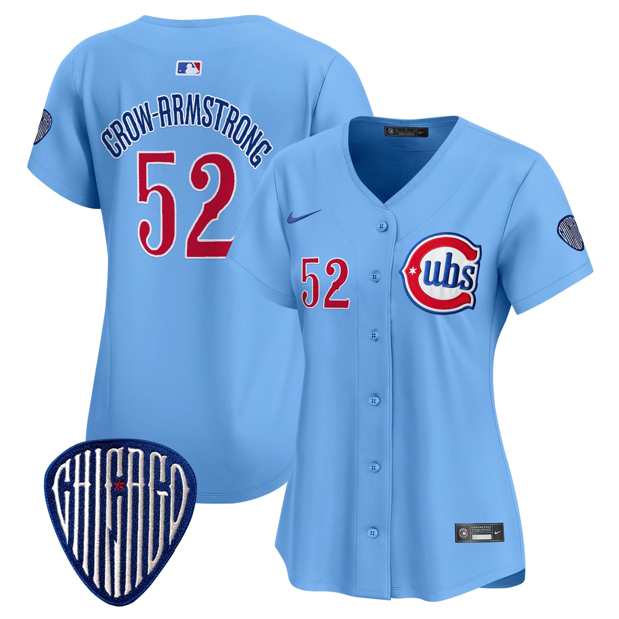 Women's Chicago Cubs Blue Alternate Vapor Premier Limited Jersey - All Stitched