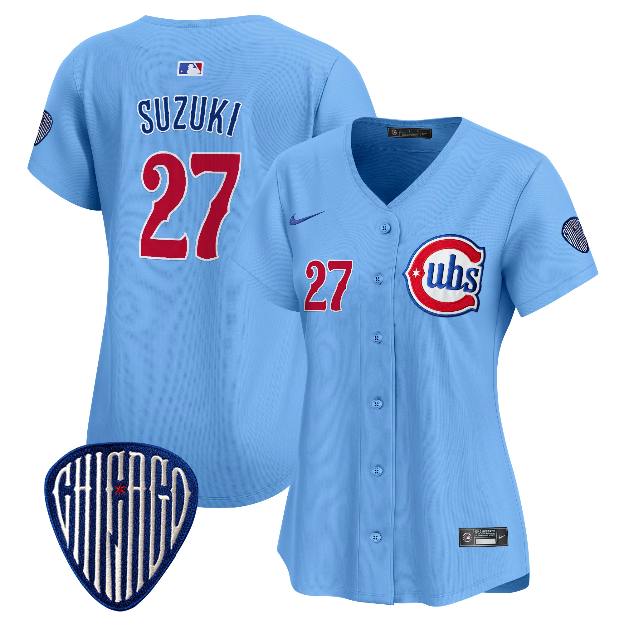 Women's Chicago Cubs Blue Alternate Vapor Premier Limited Jersey - All Stitched