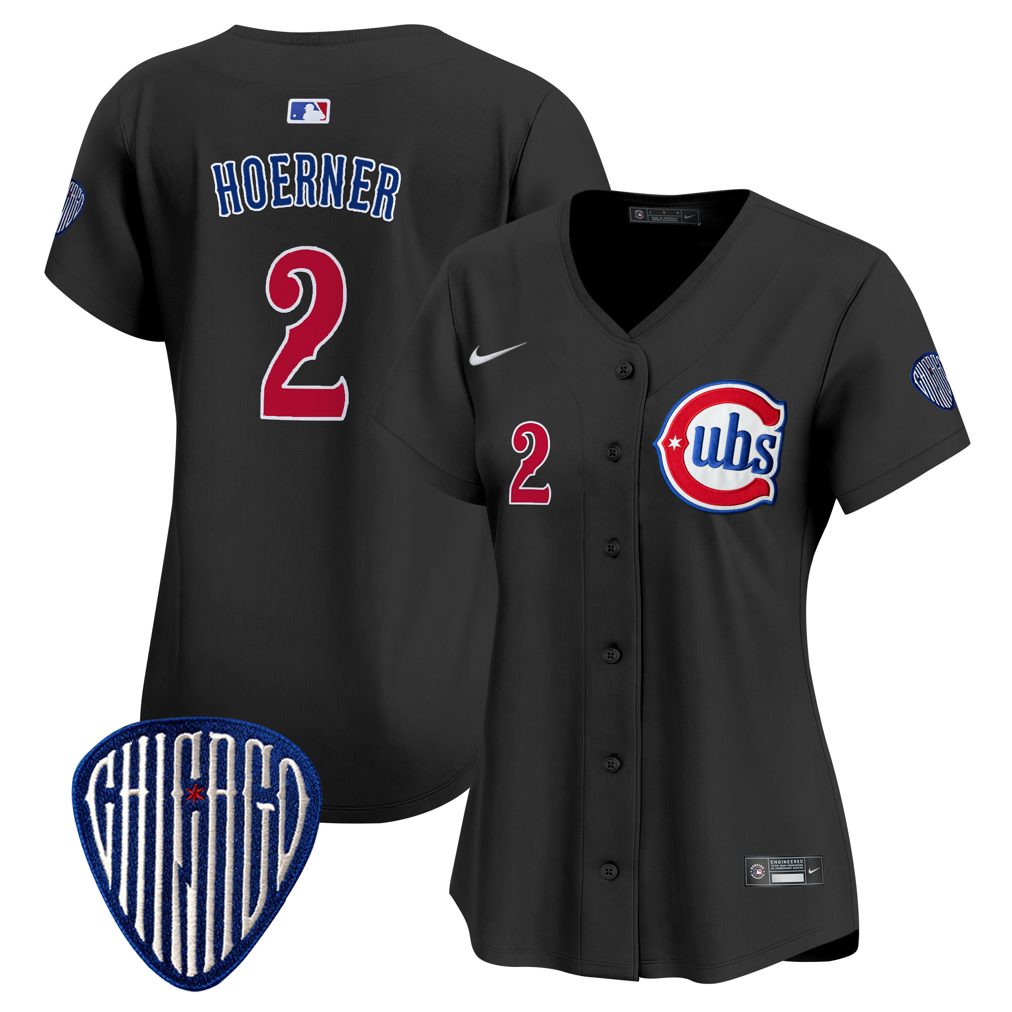 Women's Chicago Cubs Blue Alternate Vapor Premier Limited Jersey - All Stitched