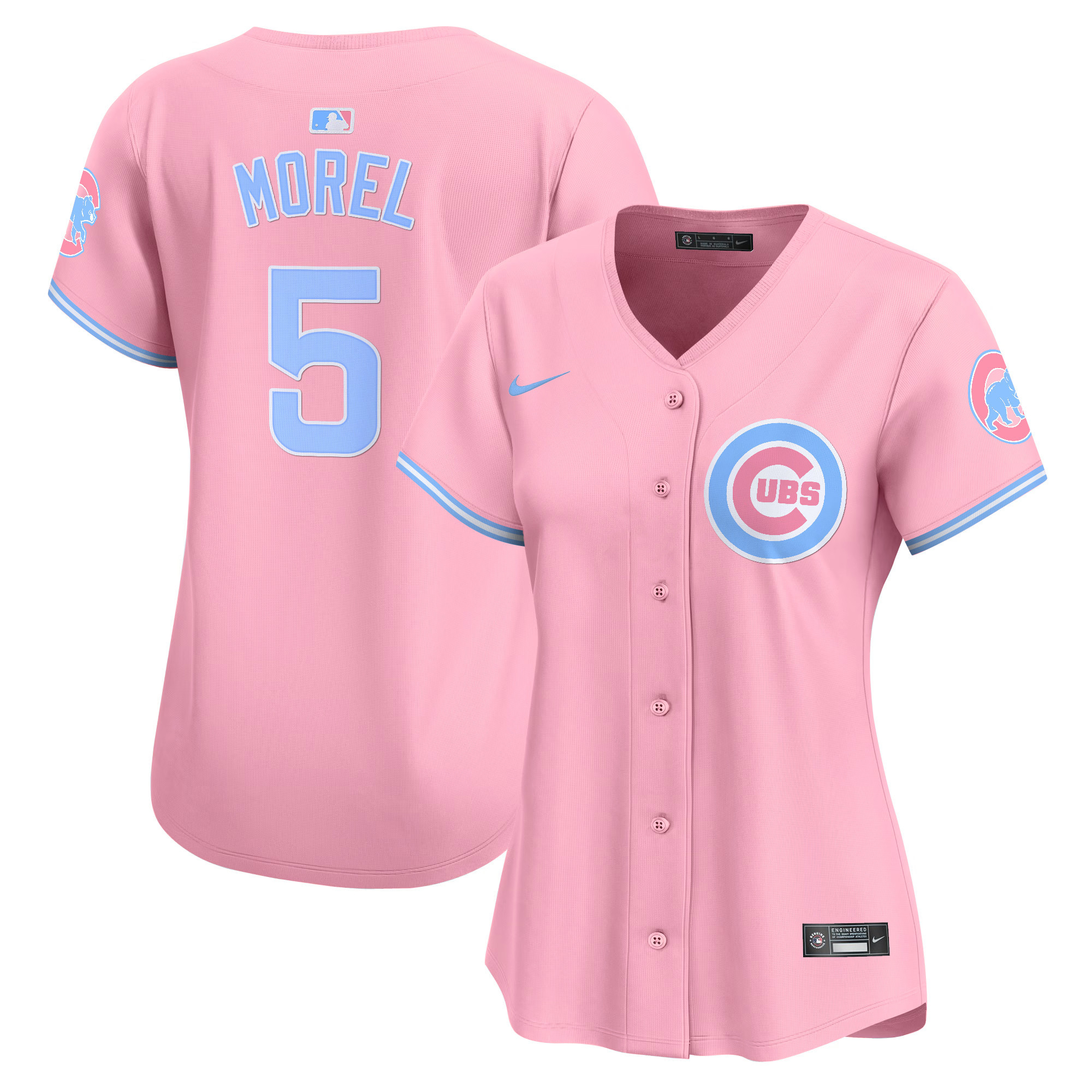Women's Chicago Cubs Bubblegum Pink Vapor Premier Limited Jersey - All Stitched