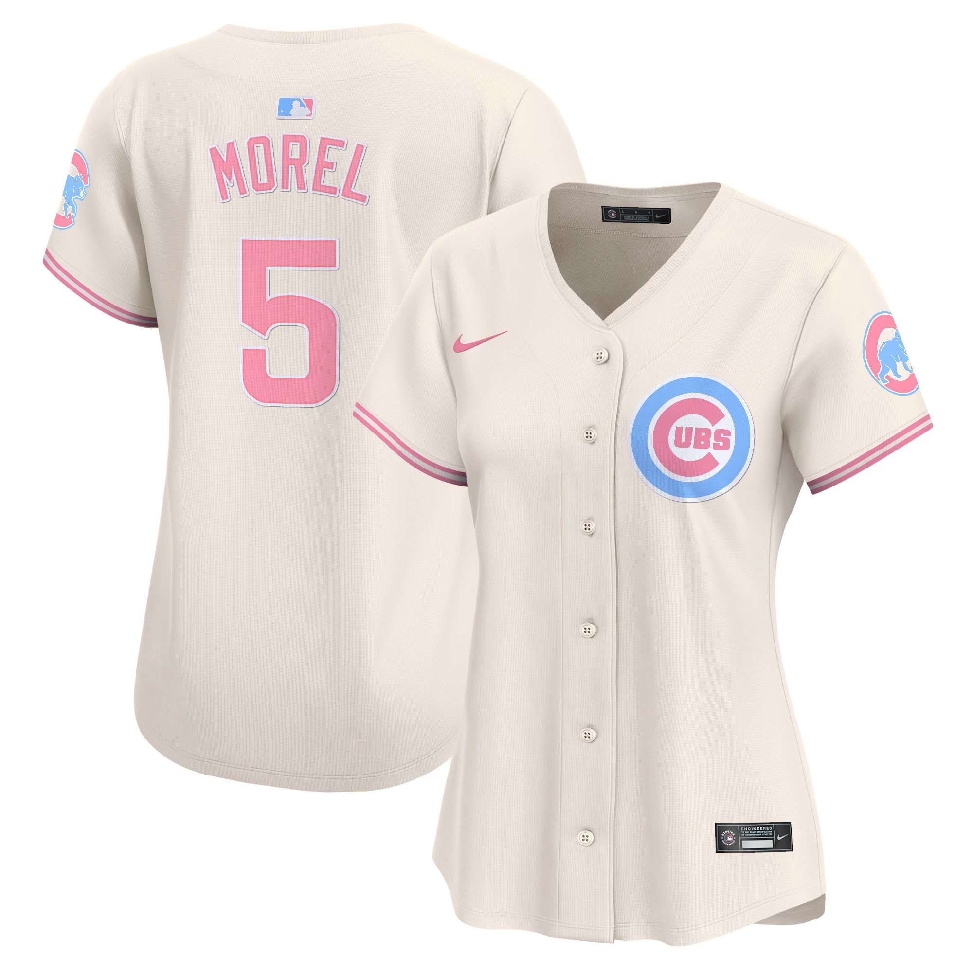 Women's Chicago Cubs Bubblegum Pink Vapor Premier Limited Jersey - All Stitched