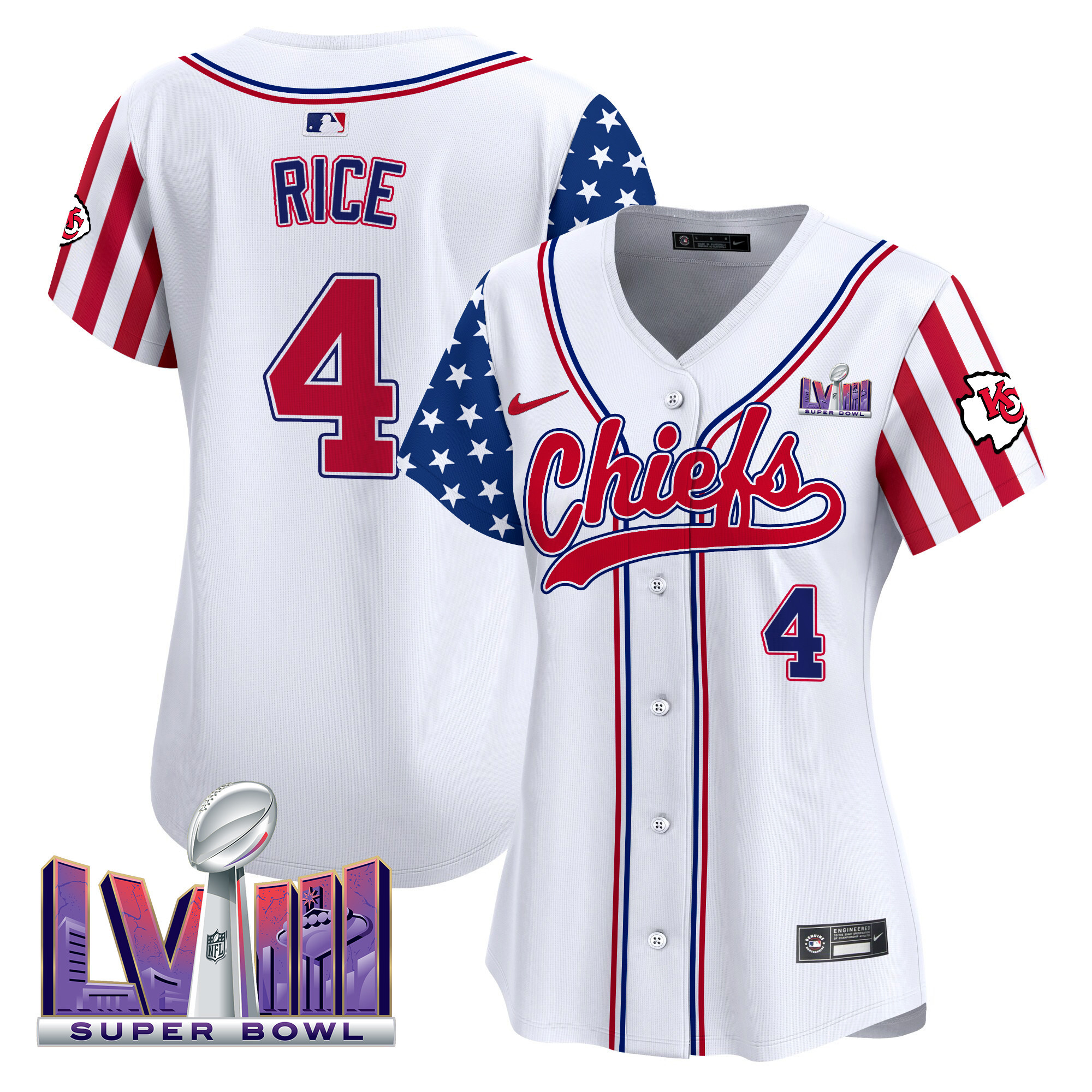 Women's Chiefs 2024 American Style Vapor Premier Limited Jersey - All Stitched