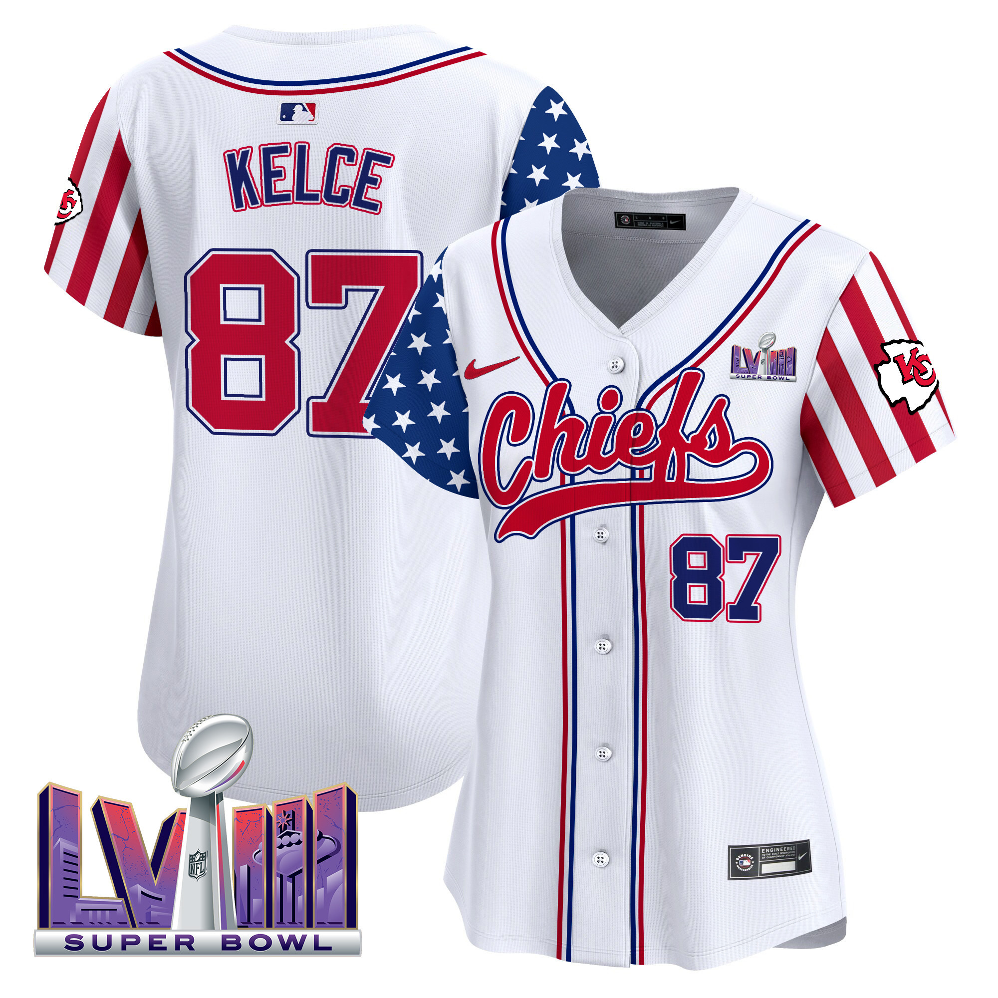 Women's Chiefs 2024 American Style Vapor Premier Limited Jersey - All Stitched