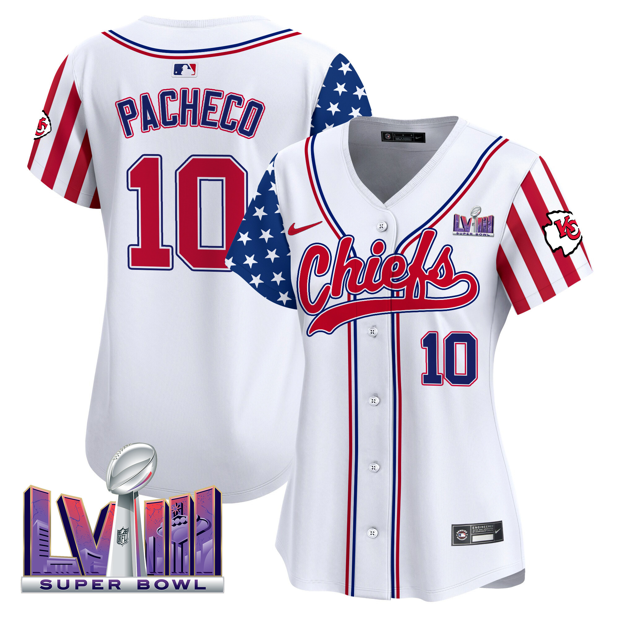Women's Chiefs 2024 American Style Vapor Premier Limited Jersey - All Stitched