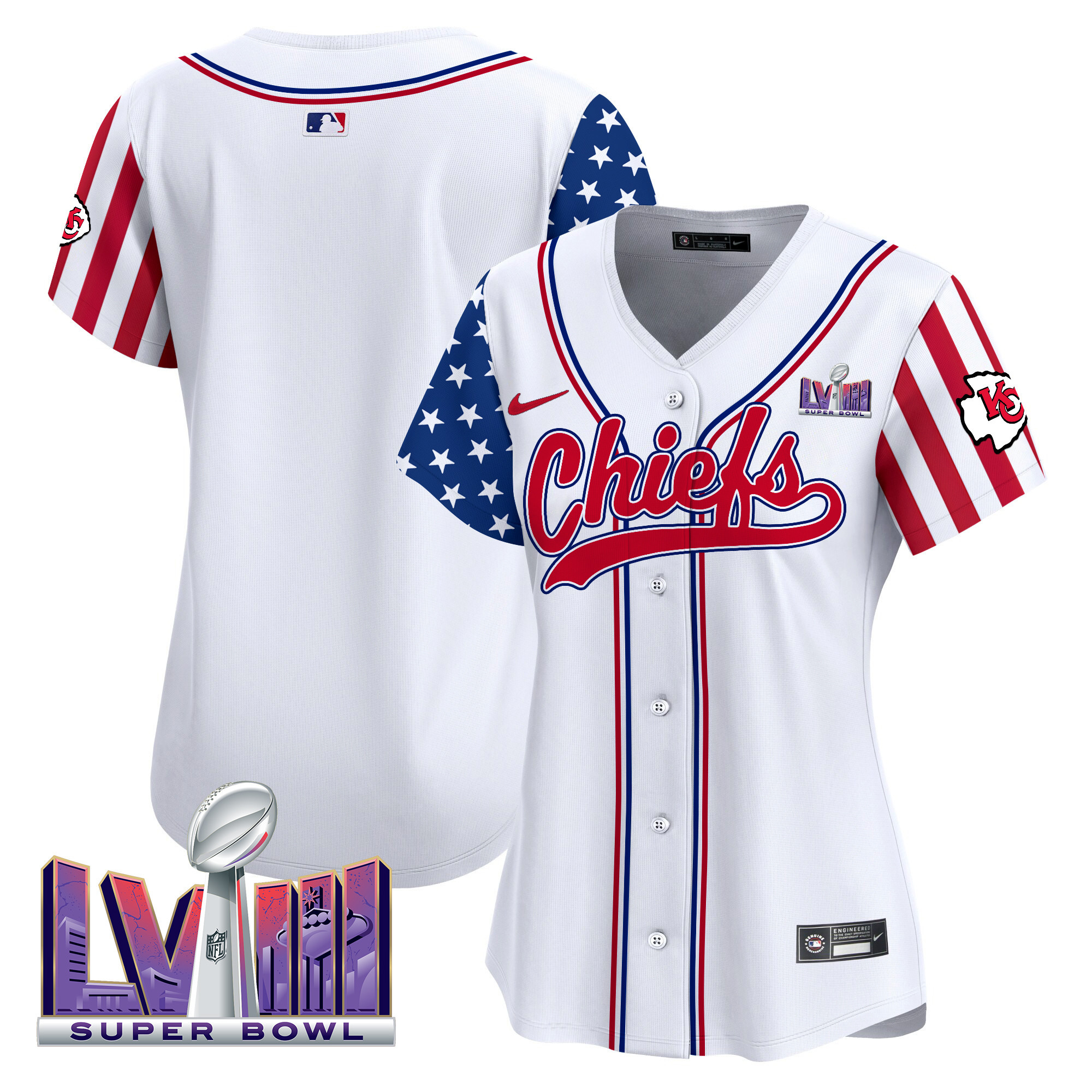 Women's Chiefs 2024 American Style Vapor Premier Limited Jersey - All Stitched