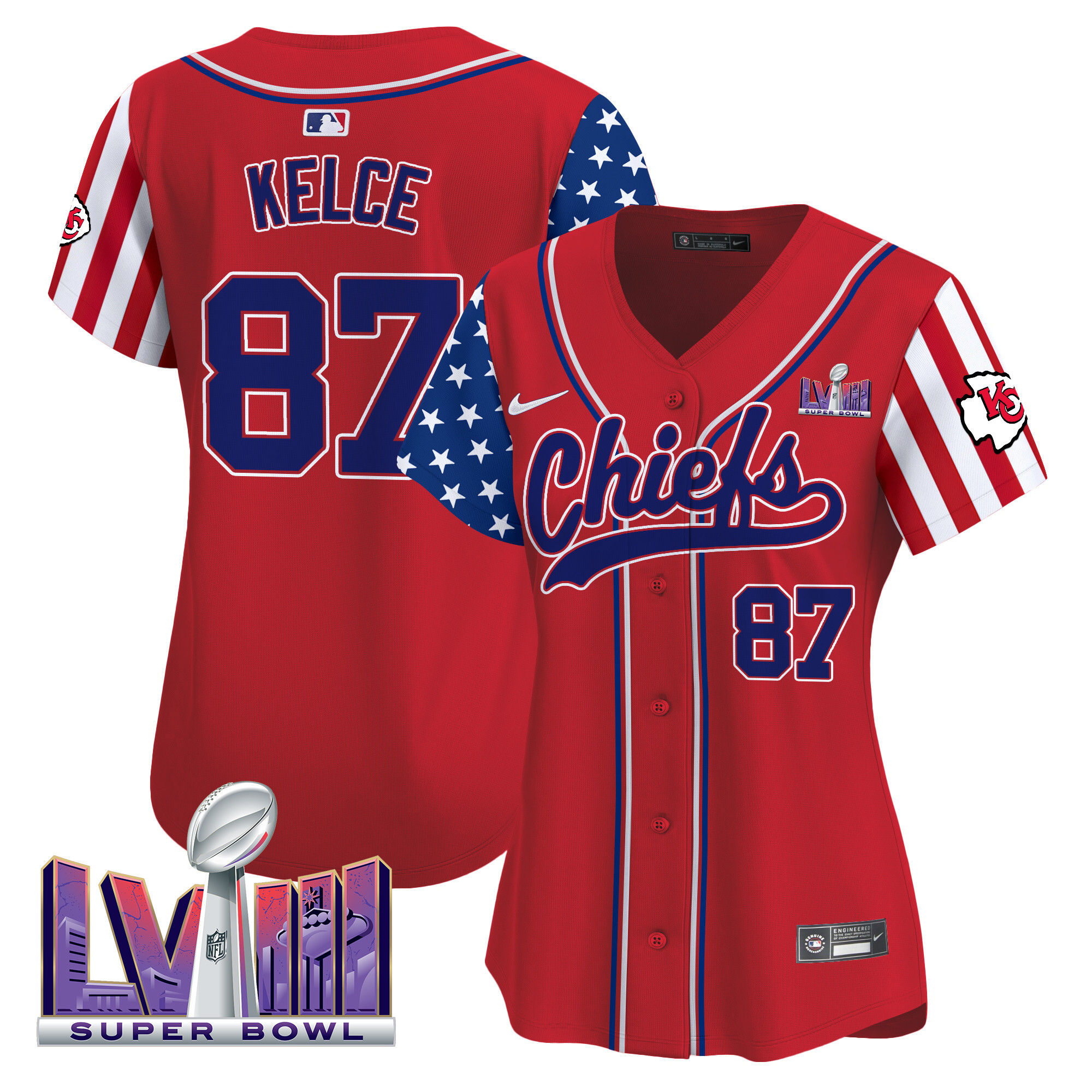 Women's Chiefs 2024 American Style Vapor Premier Limited Jersey - All Stitched