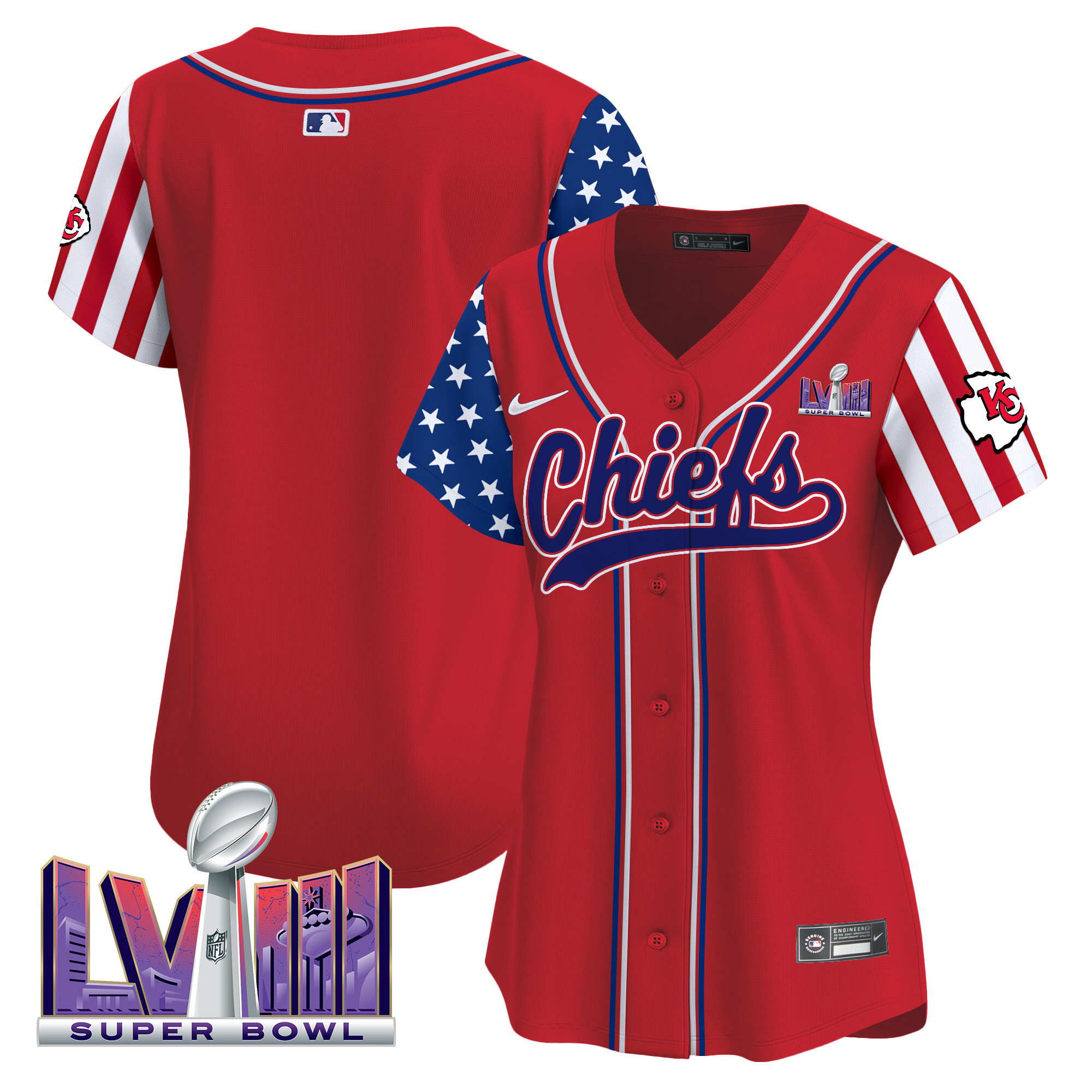 Women's Chiefs 2024 American Style Vapor Premier Limited Jersey - All Stitched