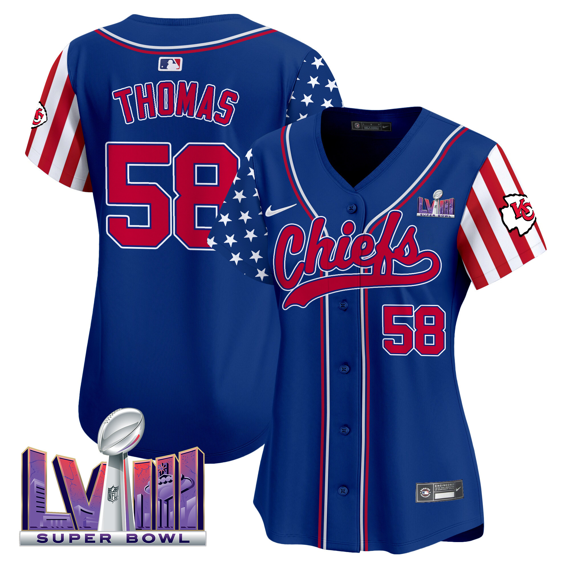 Women's Chiefs 2024 American Style Vapor Premier Limited Jersey - All Stitched