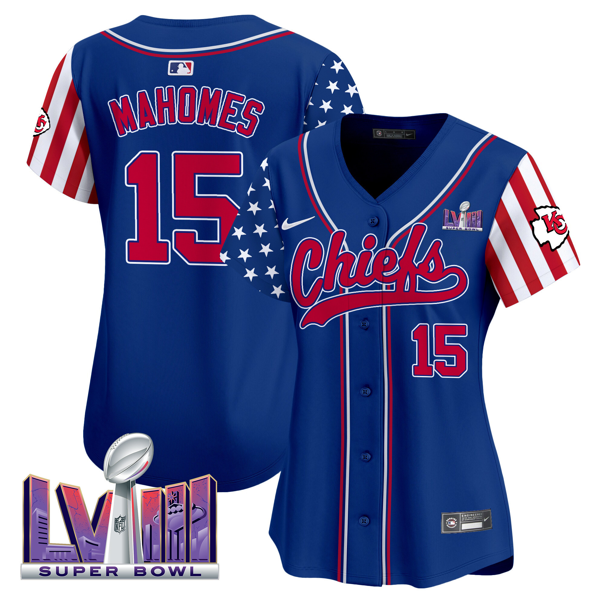 Women's Chiefs 2024 American Style Vapor Premier Limited Jersey - All Stitched