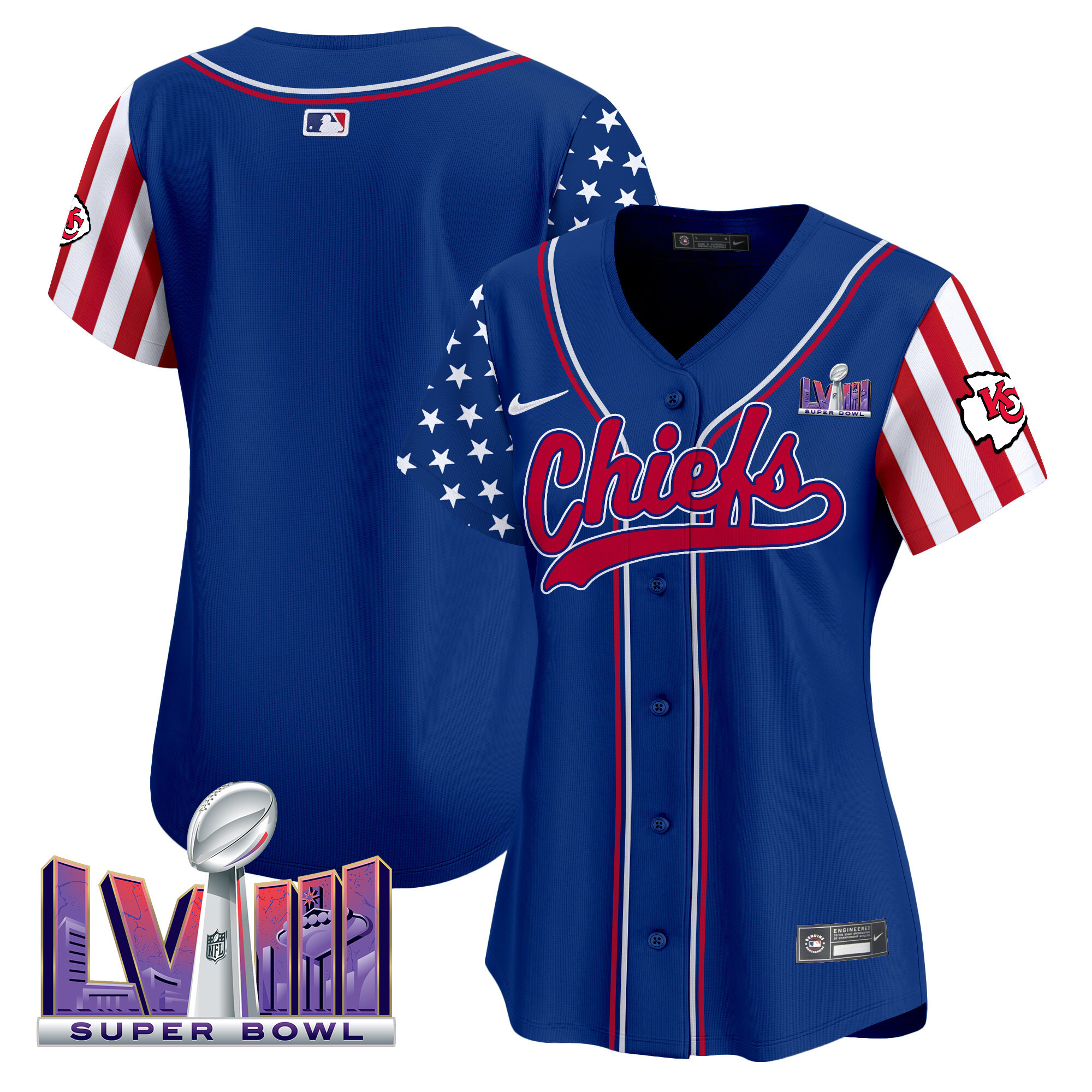 Women's Chiefs 2024 American Style Vapor Premier Limited Jersey - All Stitched