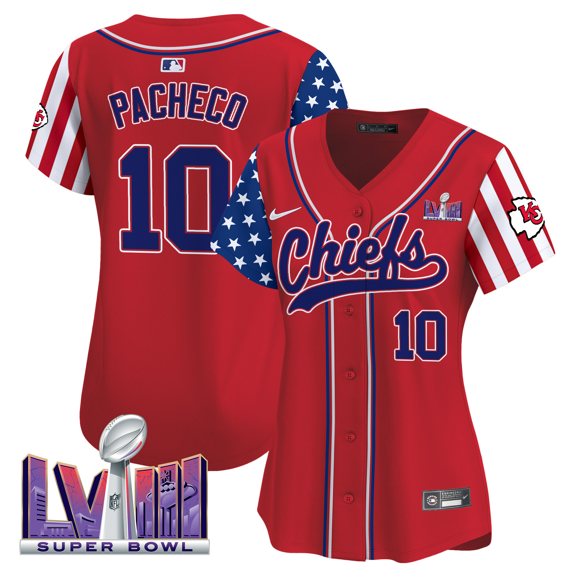Women's Chiefs 2024 American Style Vapor Premier Limited Jersey - All Stitched