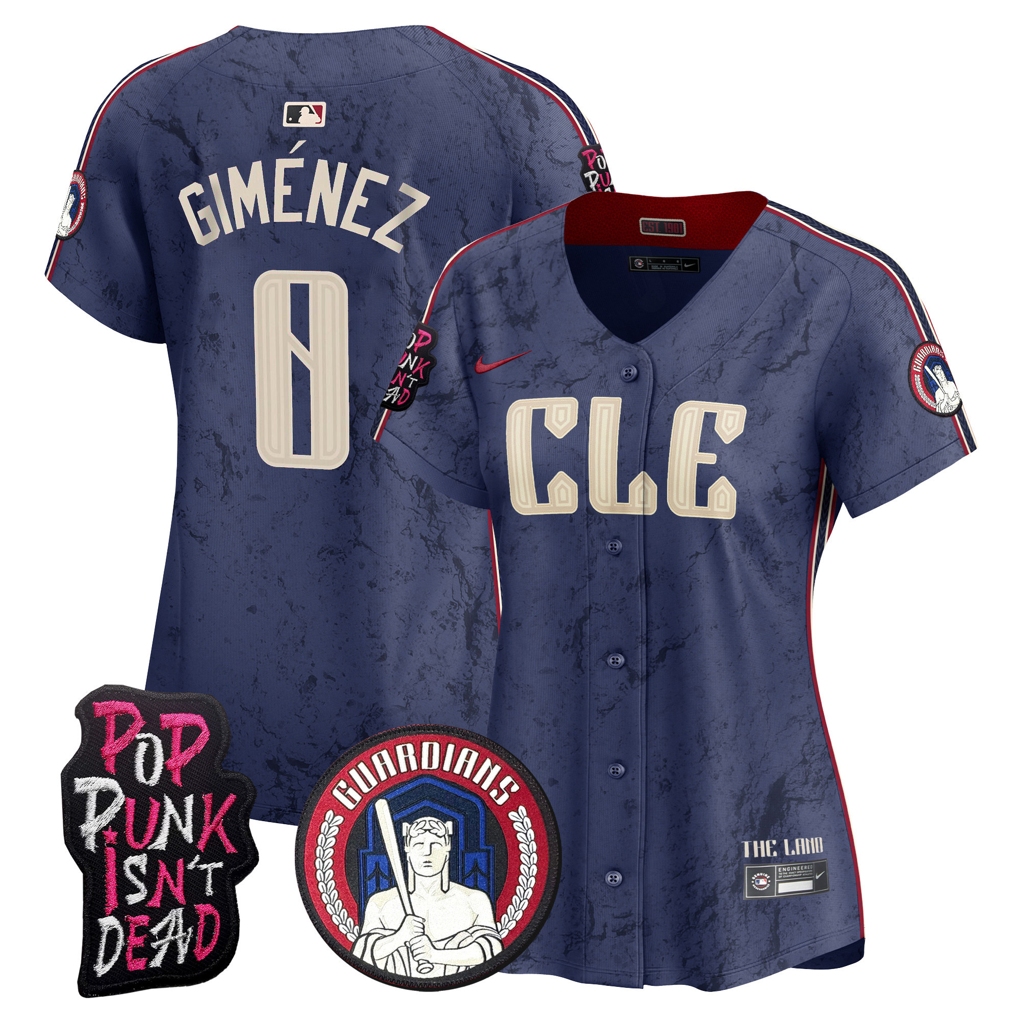 Women's Cleveland Guardians MGK Vapor Premier Limited Jersey - All Stitched