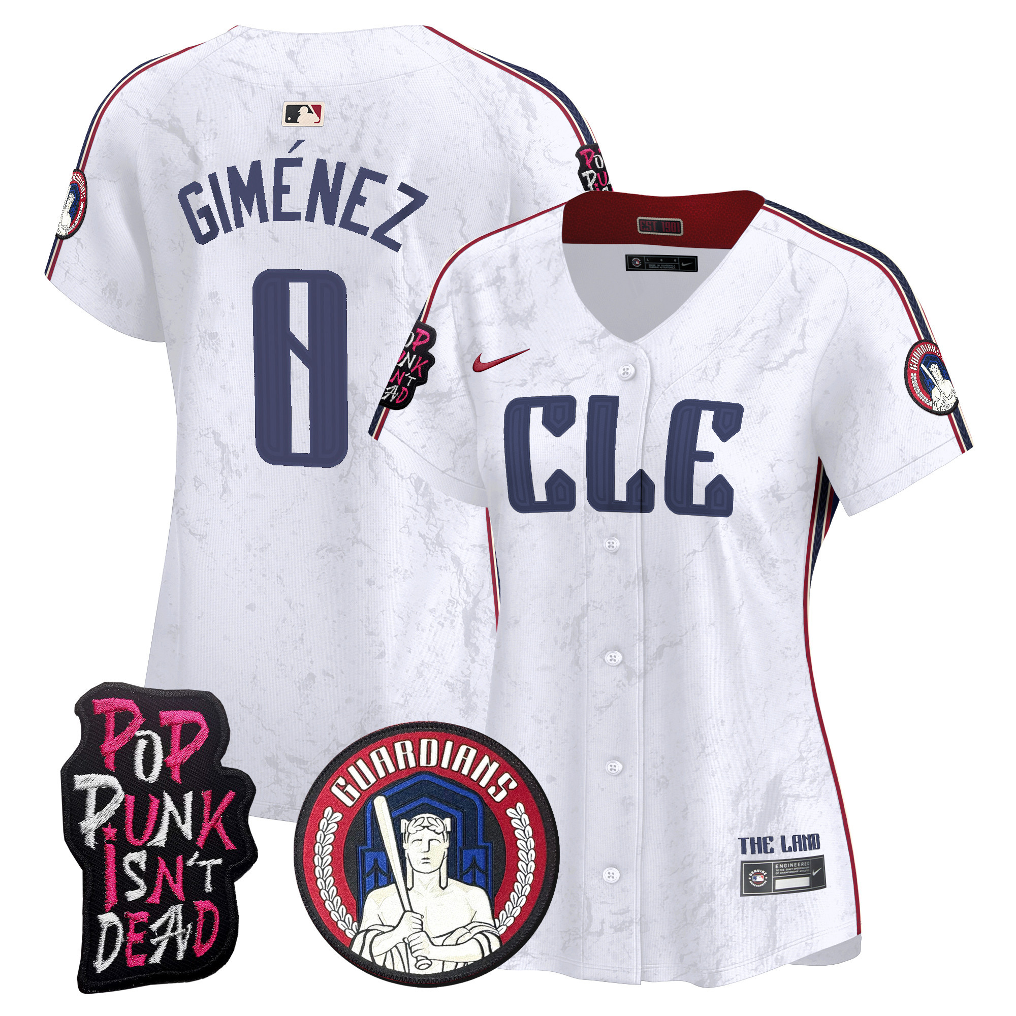 Women's Cleveland Guardians MGK Vapor Premier Limited Jersey - All Stitched