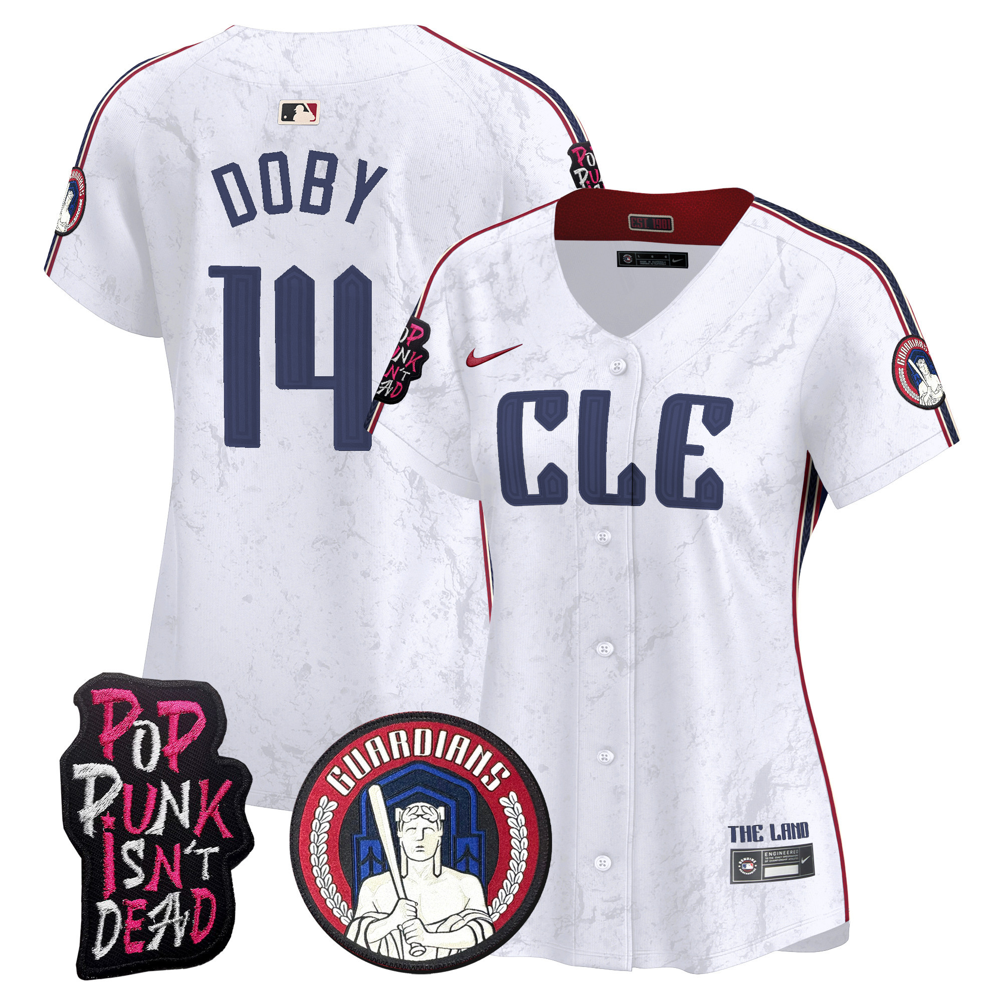 Women's Cleveland Guardians MGK Vapor Premier Limited Jersey - All Stitched