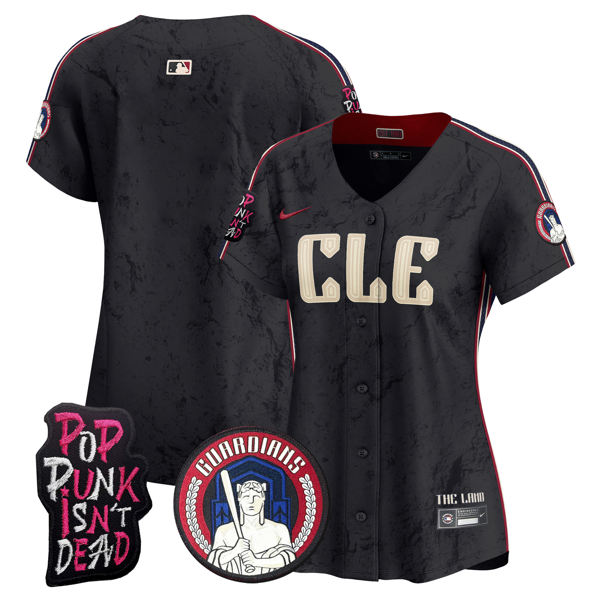 Women's Cleveland Guardians MGK Vapor Premier Limited Jersey - All Stitched