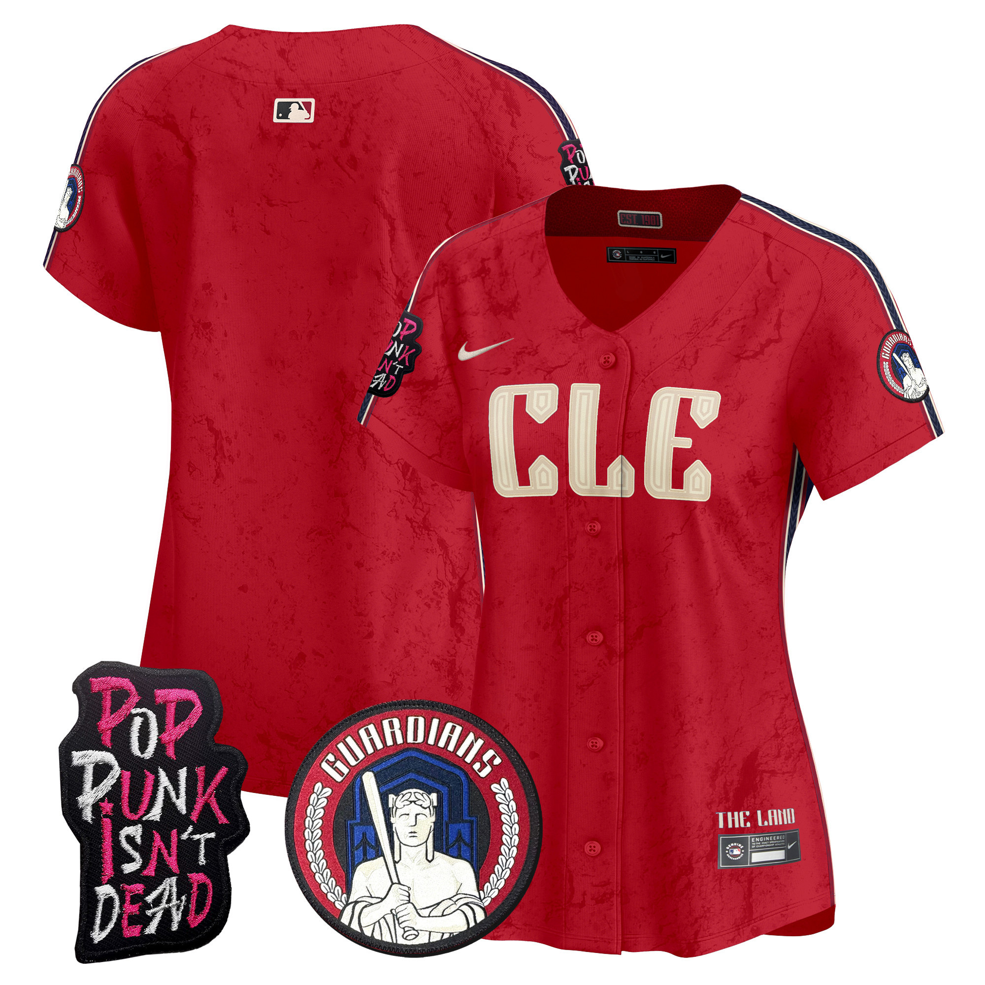 Women's Cleveland Guardians MGK Vapor Premier Limited Jersey - All Stitched