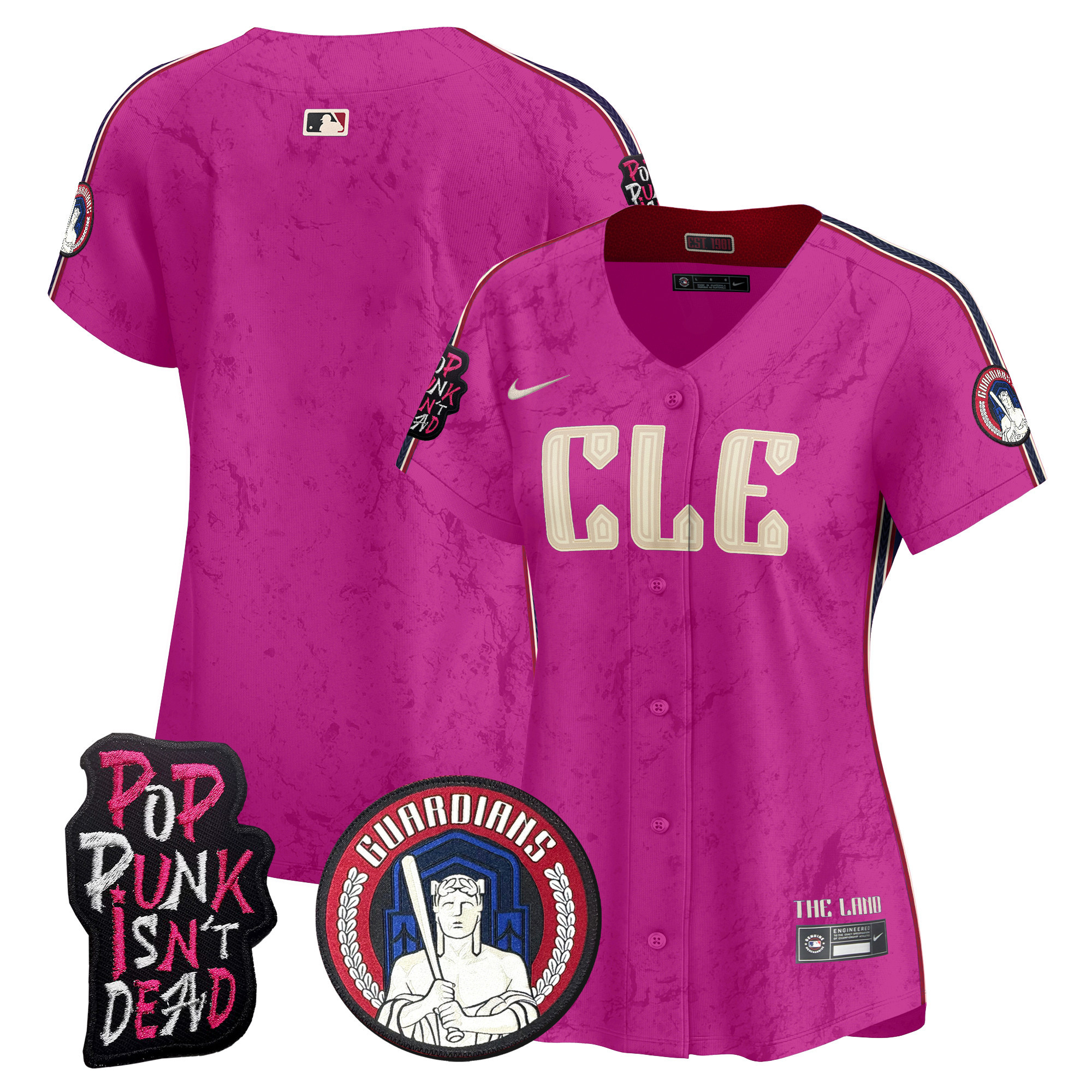Women's Cleveland Guardians MGK Vapor Premier Limited Jersey - All Stitched