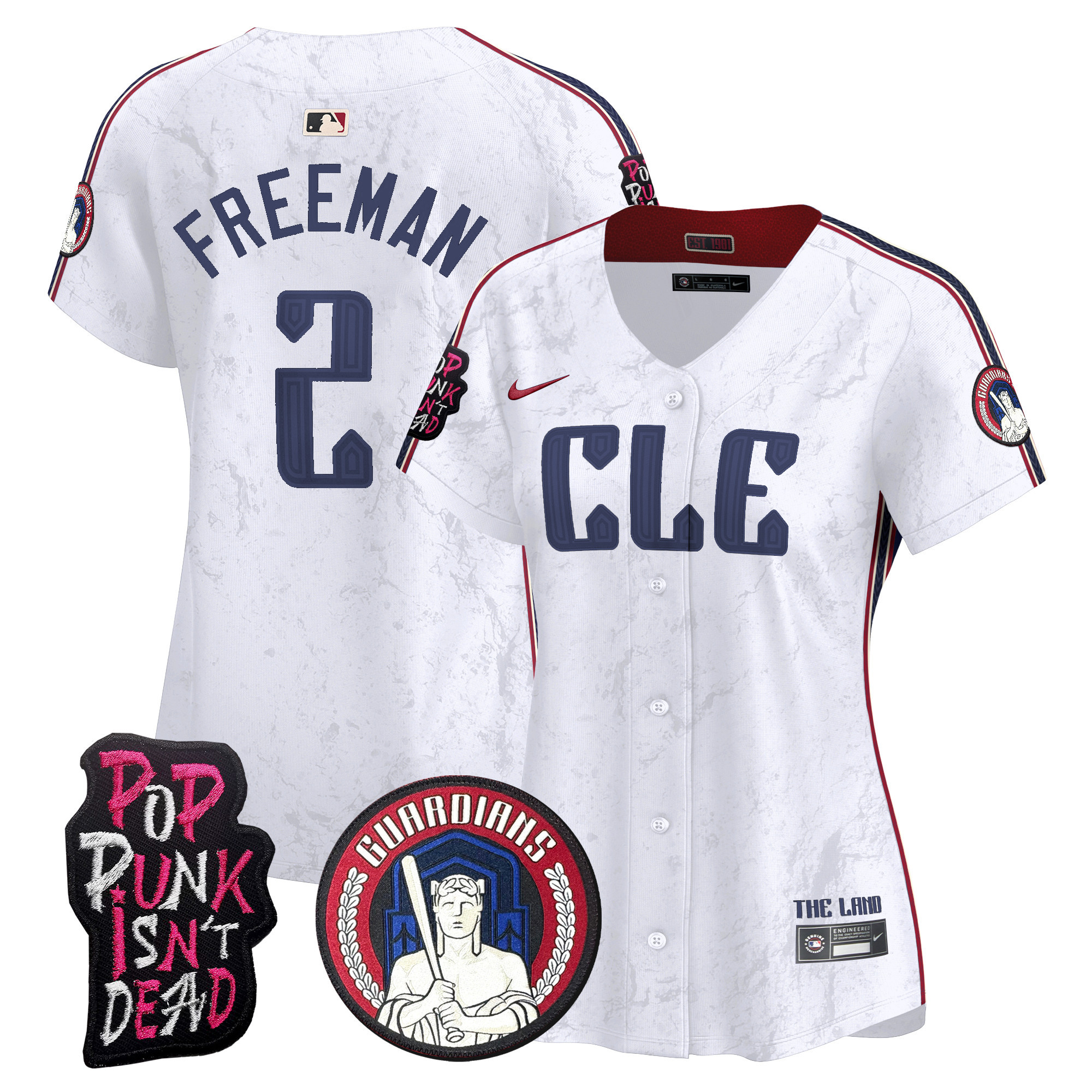 Women's Cleveland Guardians MGK Vapor Premier Limited Jersey - All Stitched