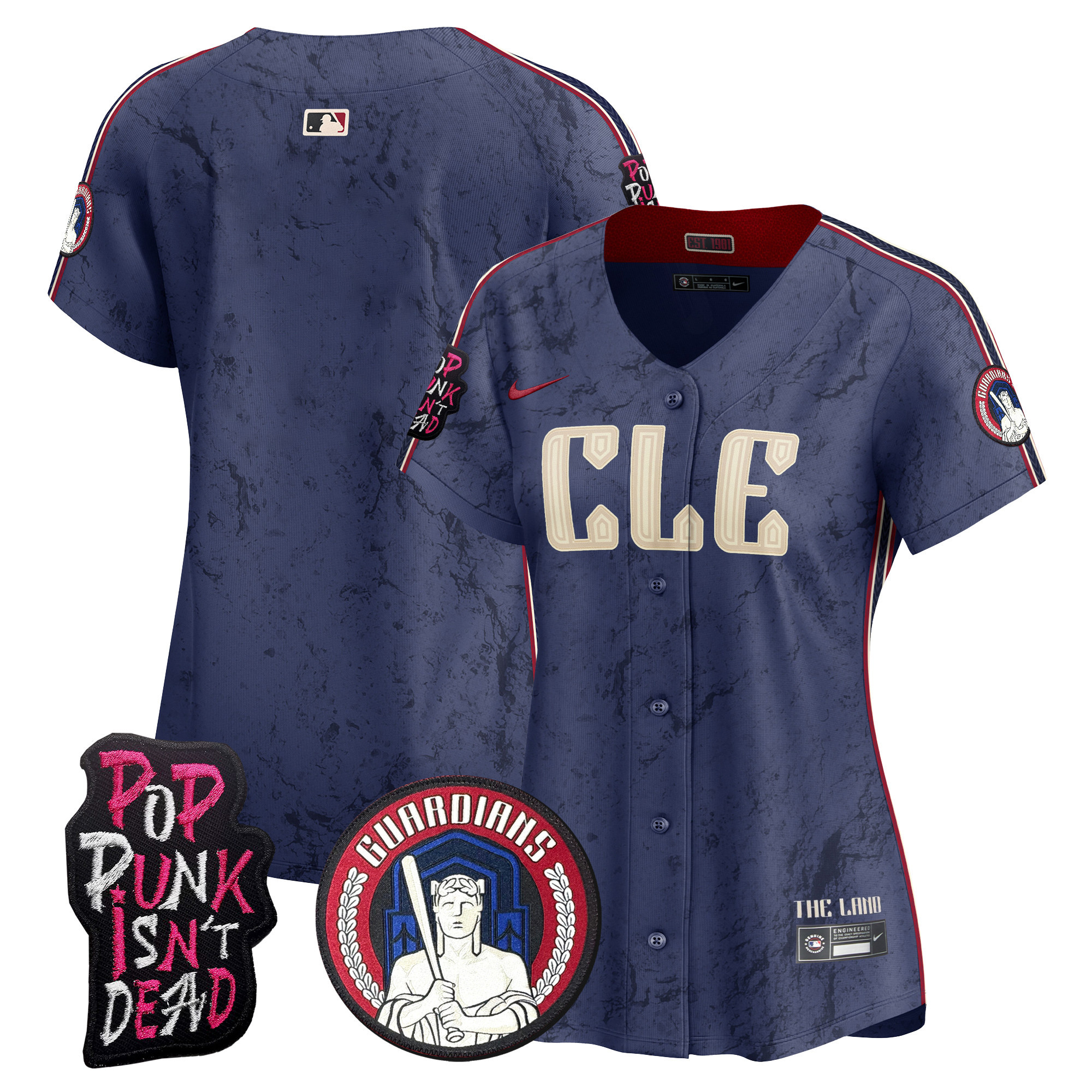 Women's Cleveland Guardians MGK Vapor Premier Limited Jersey - All Stitched