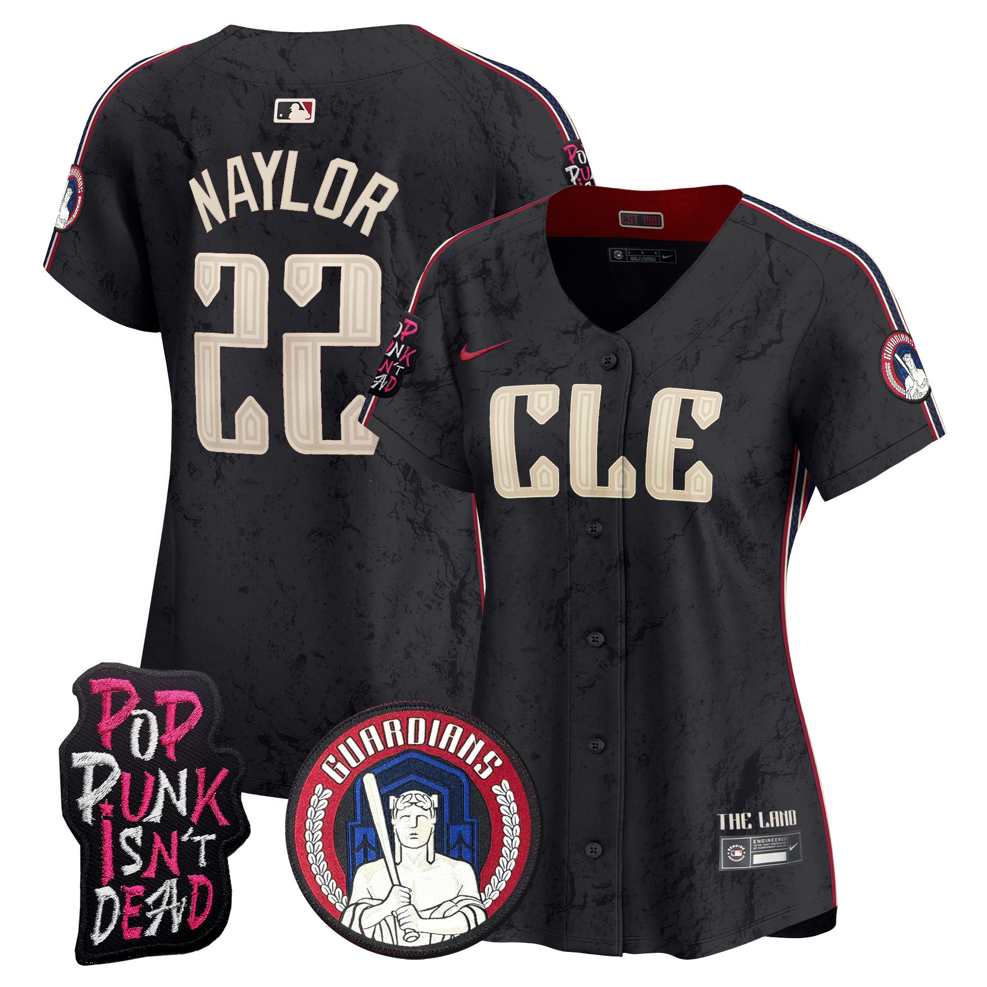 Women's Cleveland Guardians MGK Vapor Premier Limited Jersey - All Stitched