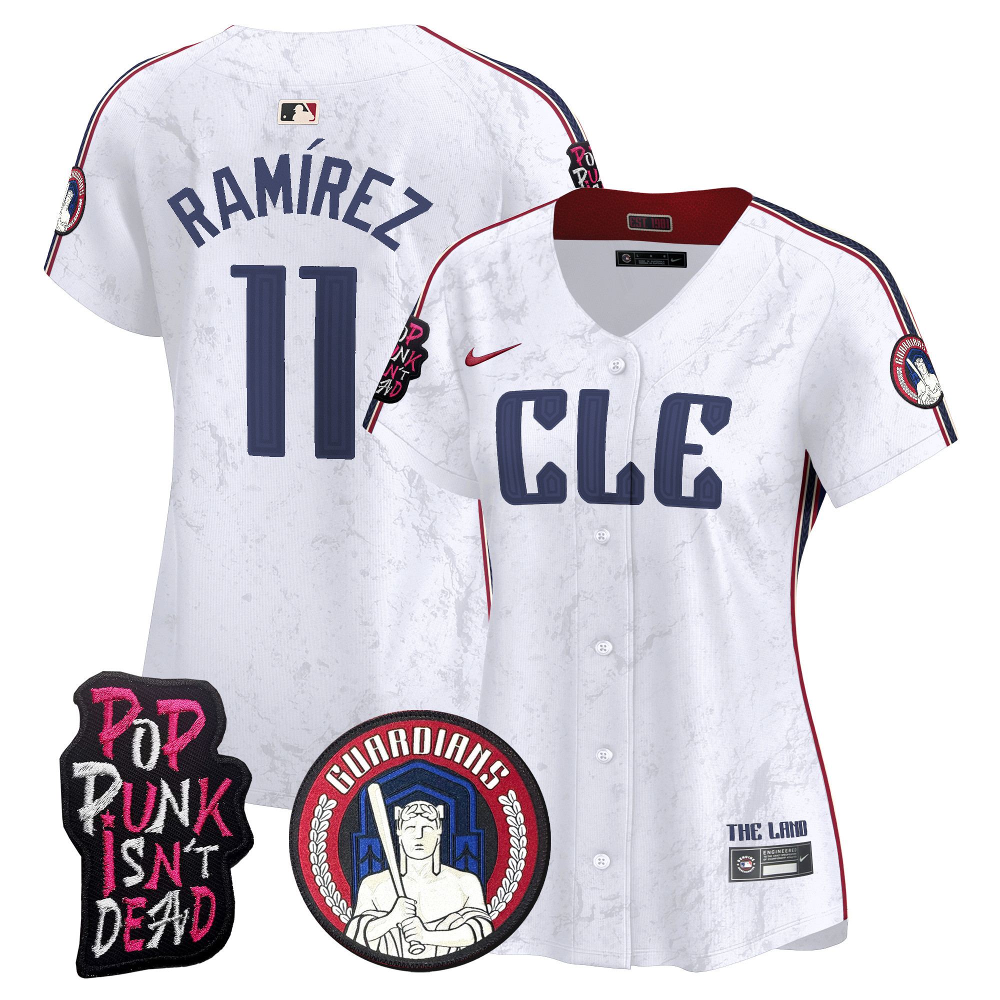 Women's Cleveland Guardians MGK Vapor Premier Limited Jersey - All Stitched